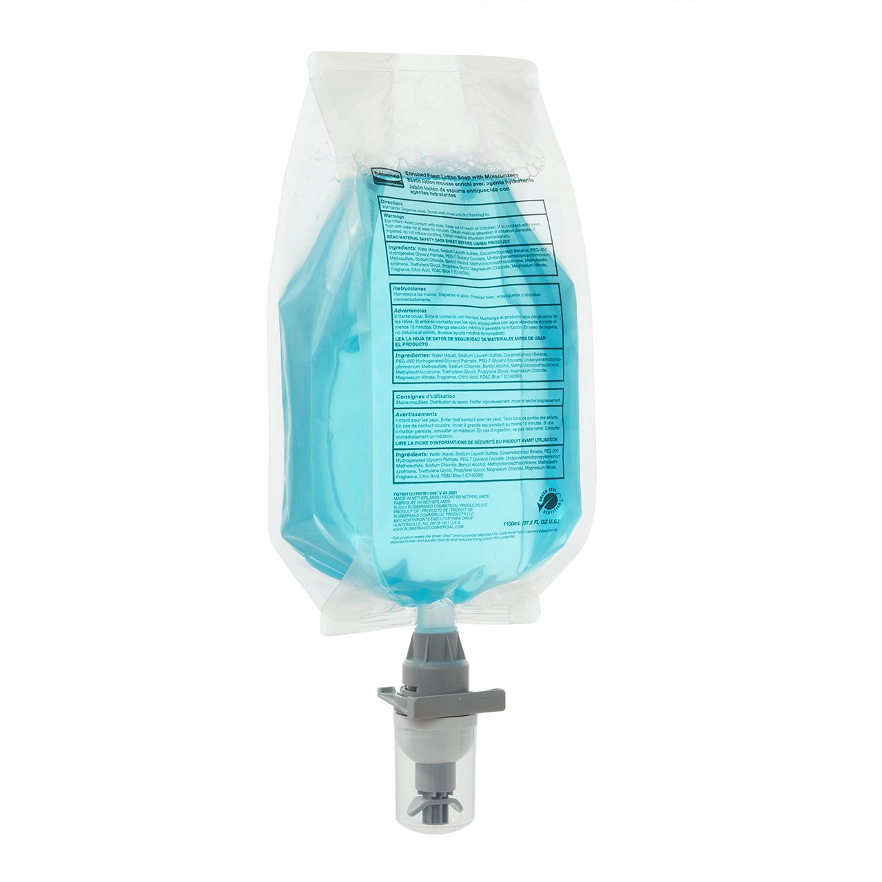 The Enriched Foam Moisturizing Hand Soap refill is for use in the AutoFoam and AutoFoam with LumeCel™ Technology Dispensers. The Green Seal® Certified hand soap dispenses in a light, airy consistency that lathers quickly for an easy hand wash.