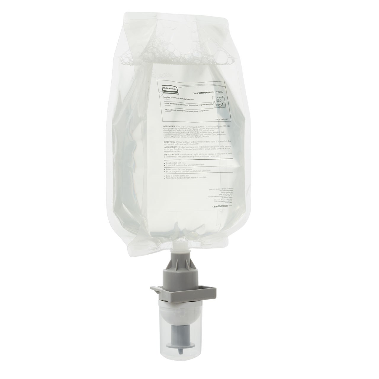 The Hair and Body Foam Soap is for use in a Flex™ Dispenser. Enriched with Shea Butter, Vitamin E and Panthenol to leave skin feeling fresh and moisturized after each use.