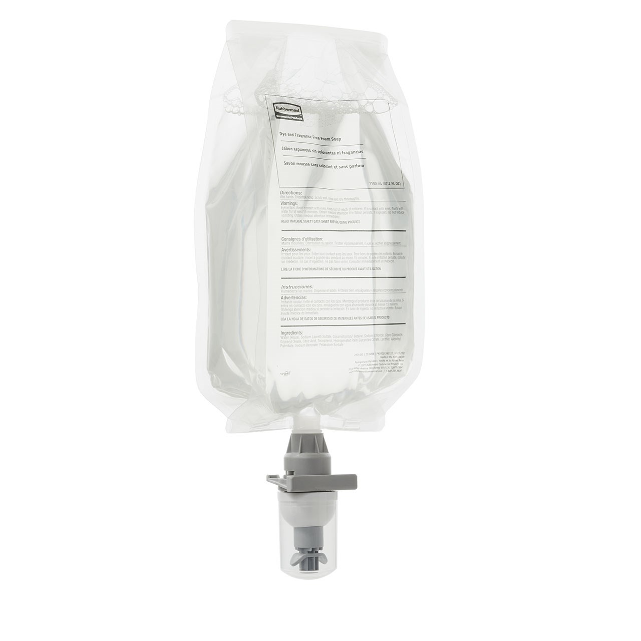 The Dye and Fragrance-Free Foam Hand Soap refill is for use in the AutoFoam and AutoFoam with LumeCel™ Technology dispensers.