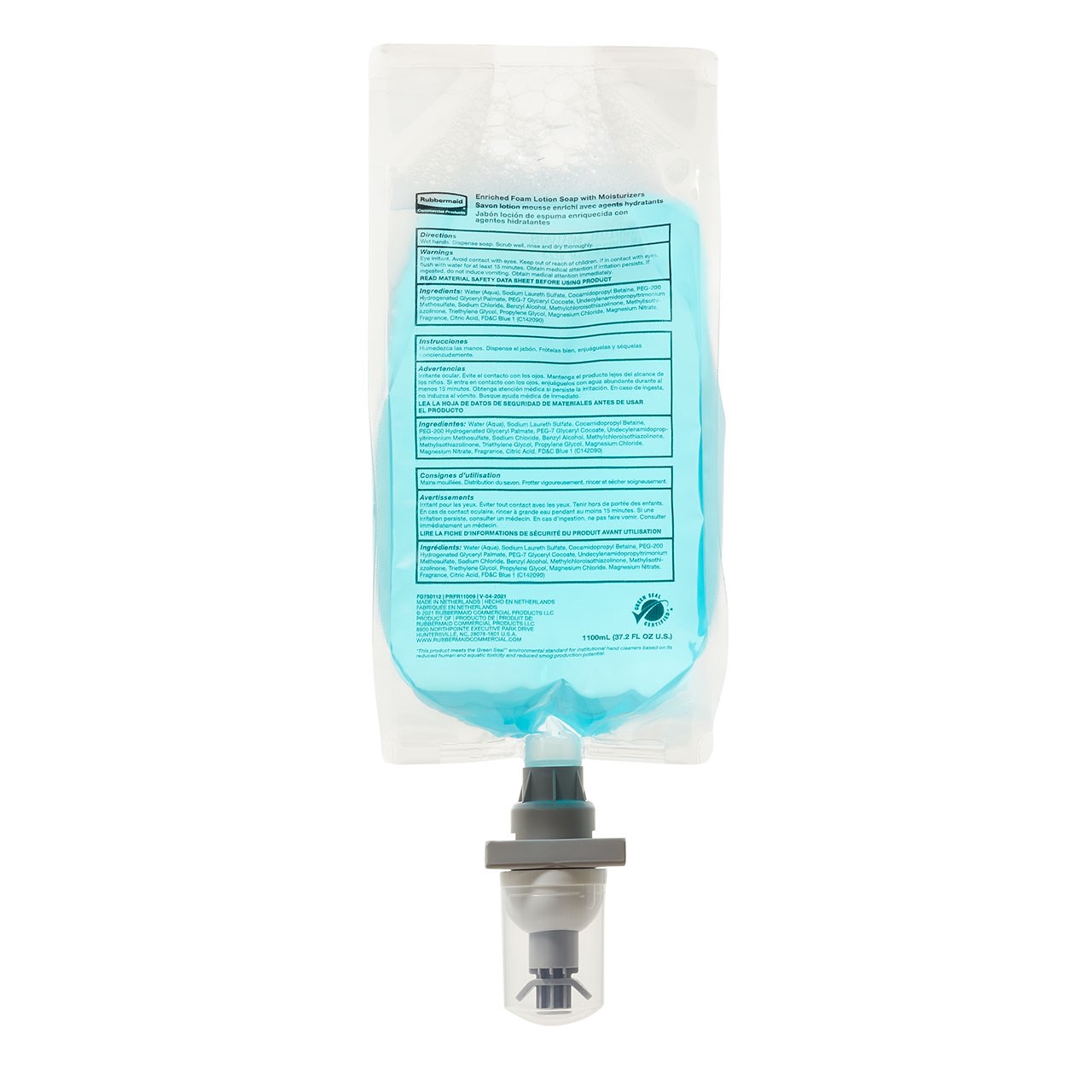 The Moisturizing Foam Hand Soap refill is for use in a Flex™ Dispenser. Enriched with Shea Butter and Vitamin E to create a luxurious handwashing experience that delights users and encourages healthy handwashing.