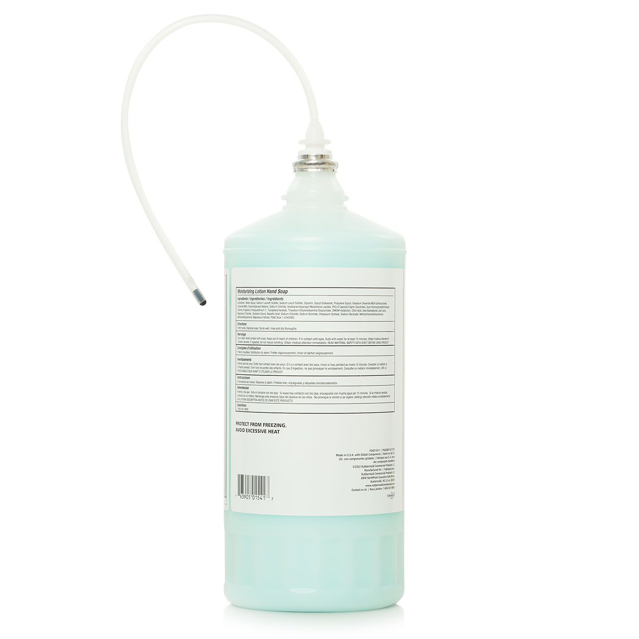 The Enriched Lotion Hand Soap with Moisturisers refill features Green Seal™ certified soap with a light citrus scent.