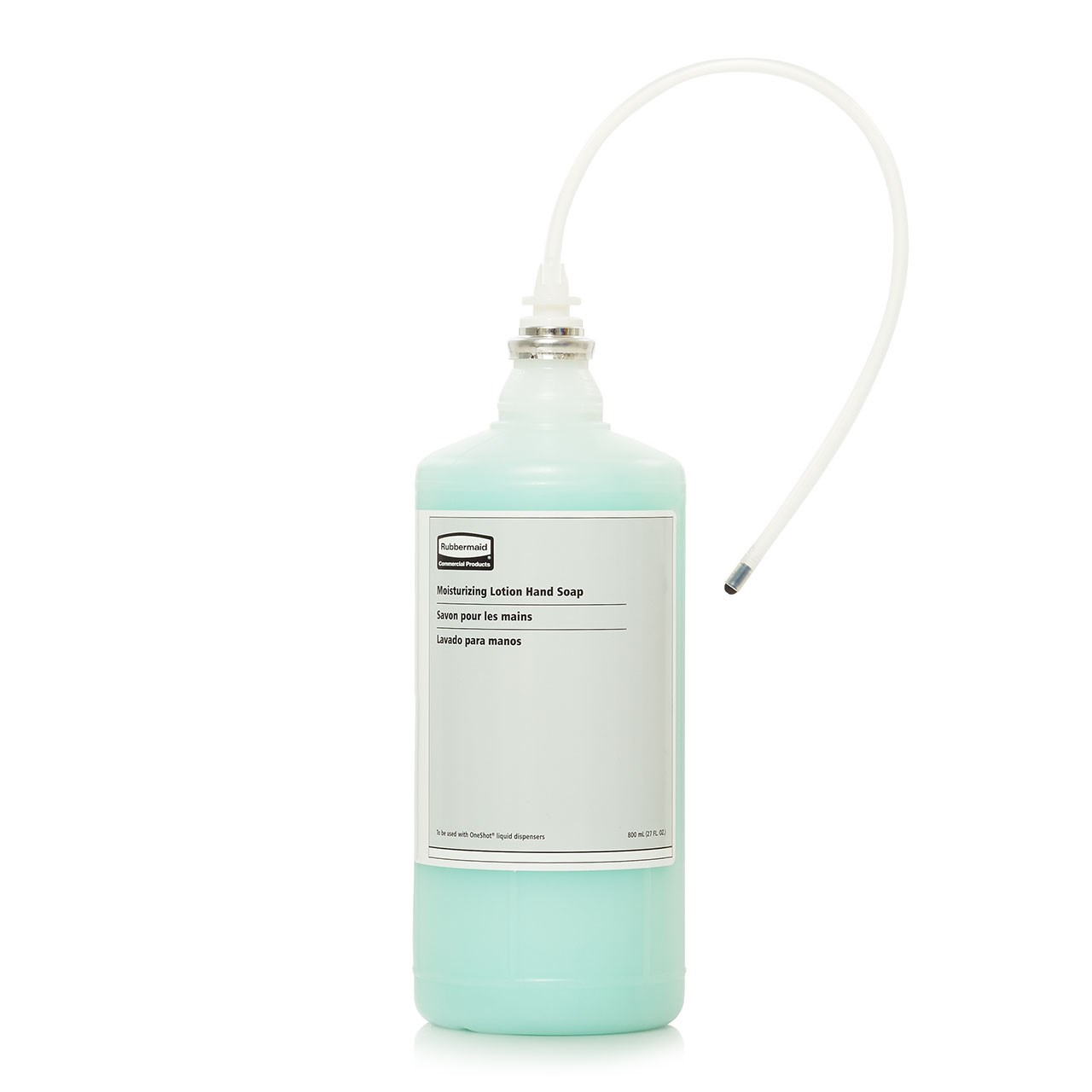 The OneShot® Moisturizing Lotion Hand Soap refill is for use in OneShot® Lotion Dispensers.