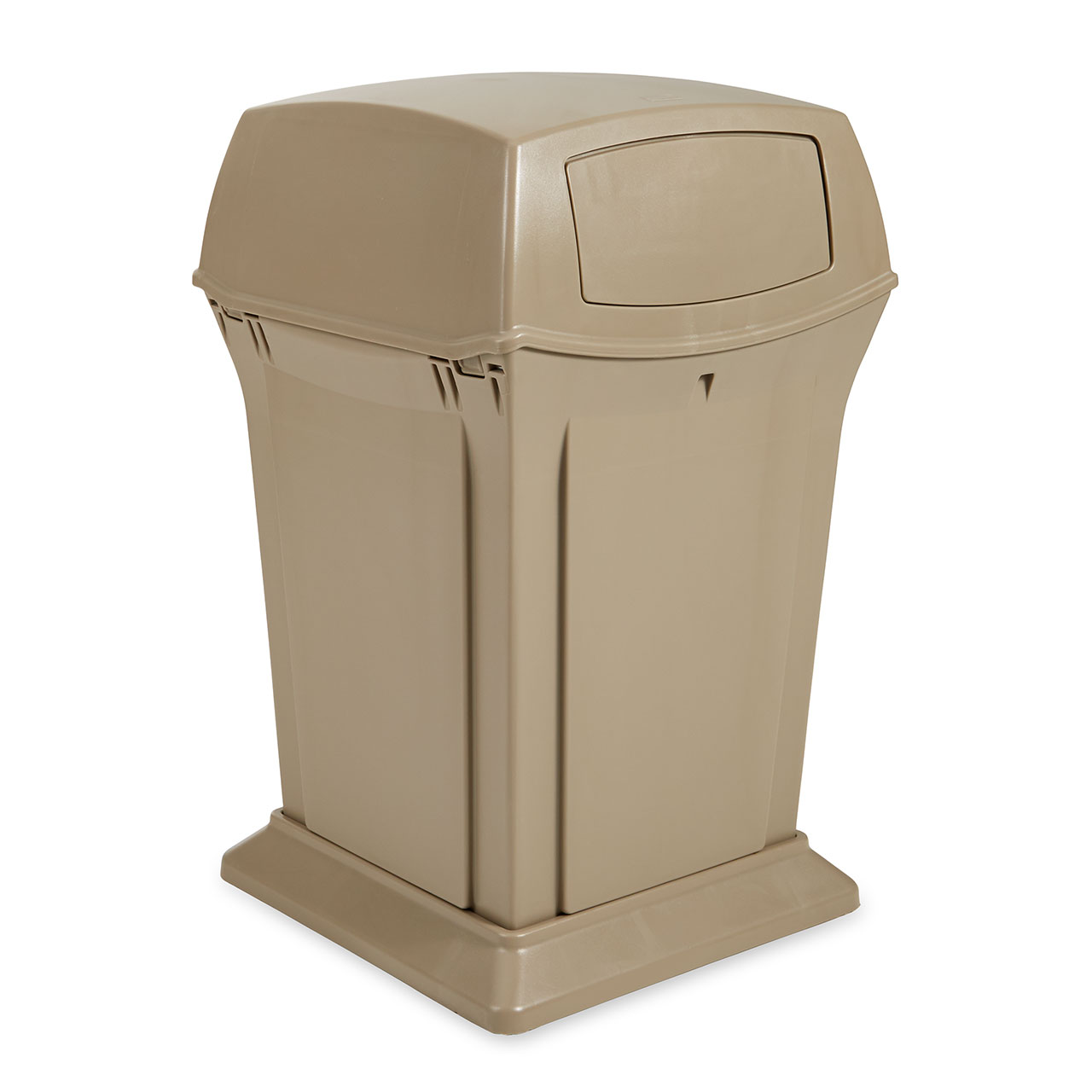 The Rubbermaid Commercial Ranger® Classic Waste Bin features reliable durability, modern styling, and easy-to-service design.