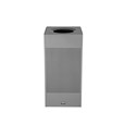 The sleek Silhouettes 16 Gallon FGSC14 Decorative Square Indoor Waste Container has a contemporary perforated pattern designed to seamlessly and beautifully blend with modern facilities and environments. High-quality materials and craftsmanship ensure containers can withstand the rigors of everyday use.