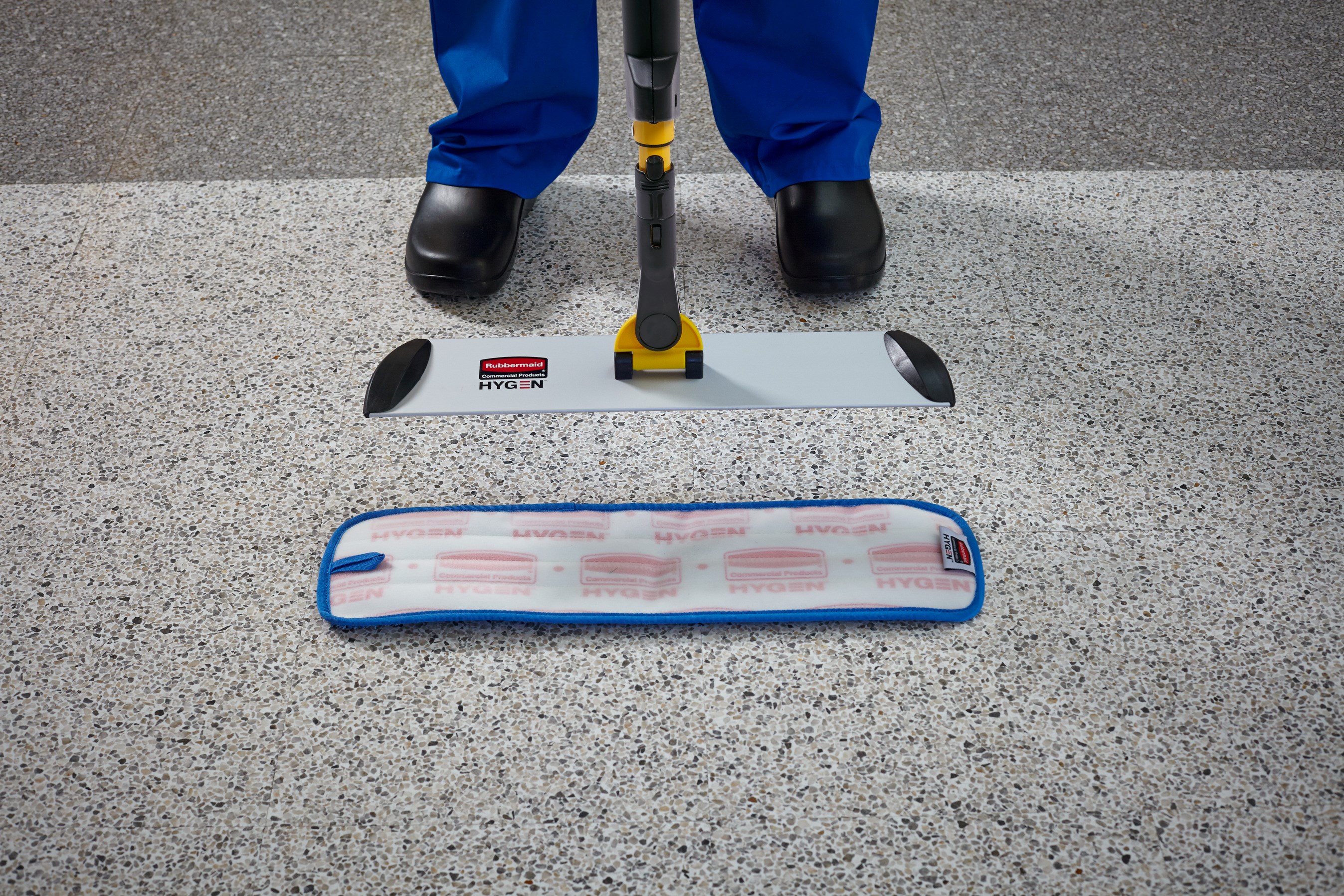 HYGEN™ Microfibre Pads, now enhanced with RFID tracking technology, are purposefully designed to help healthcare facilities reduce the risk of costly HAIs by ensuring the use of properly sanitised pads and improving inventory management. This advanced solution ensures superior efficacy, enhances worker productivity, and allows healthcare providers to maintain cleaner and safer environments through real-time usage tracking, automated inventory control, and effective pad lifecycle management.