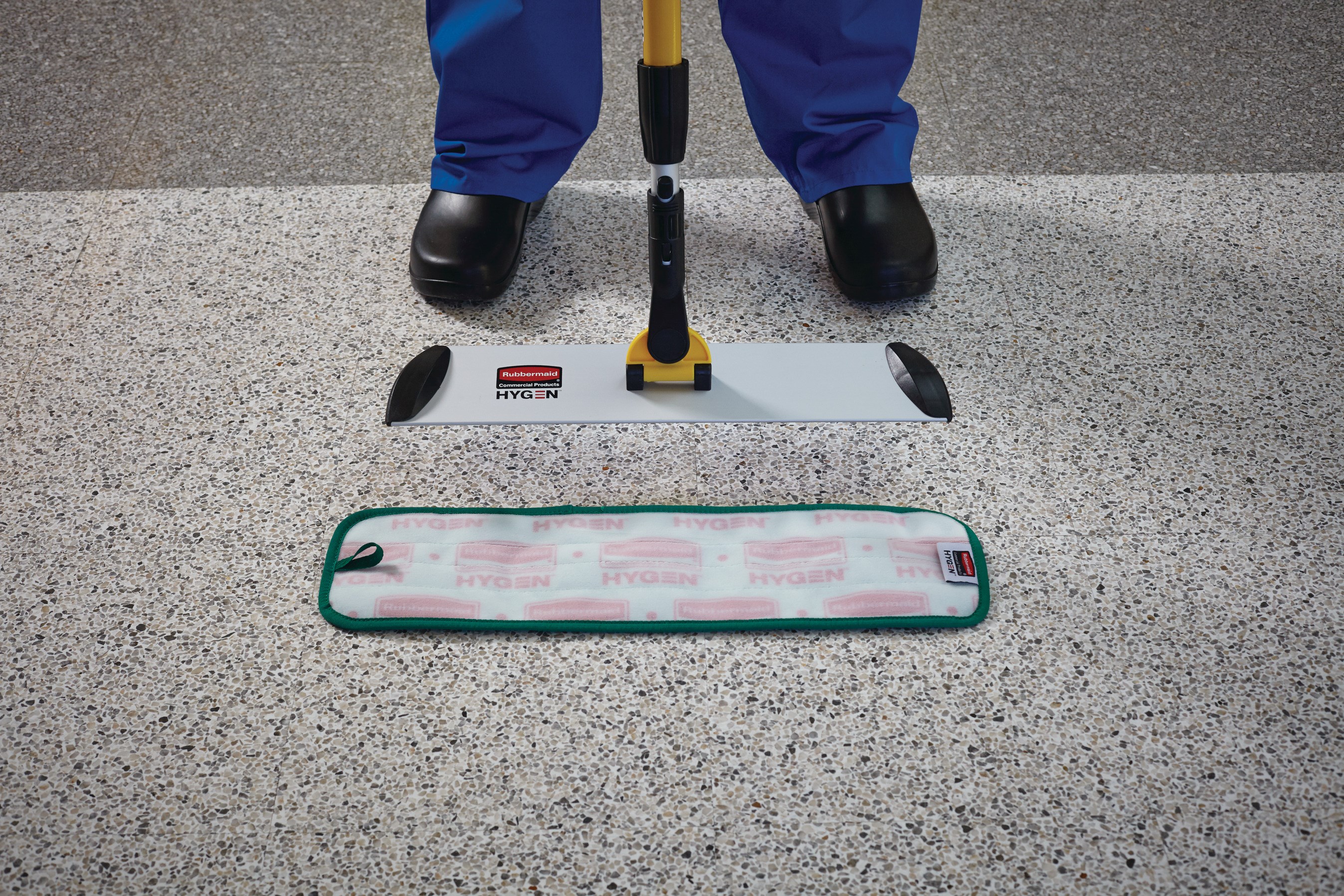 HYGEN™ Microfibre Pads, now enhanced with RFID tracking technology, are purposefully designed to help healthcare facilities reduce the risk of costly HAIs by ensuring the use of properly sanitised pads and improving inventory management. This advanced solution ensures superior efficacy, enhances worker productivity, and allows healthcare providers to maintain cleaner and safer environments through real-time usage tracking, automated inventory control, and effective pad lifecycle management.