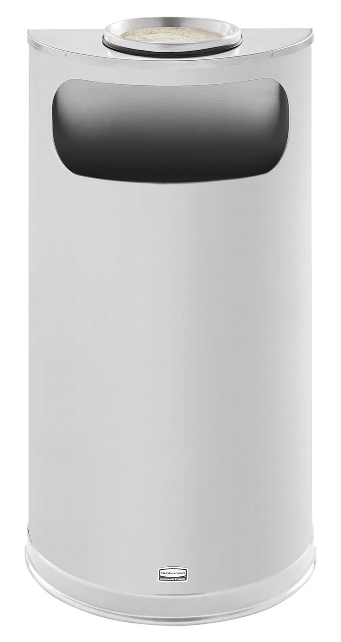 ハーフラウンズシリーズの屋内用装飾ゴミ箱は、壁面にぴったりとフィットするので、スペースを節約し、人通りの多い場所でも邪魔になりません。洗練された機能的なデザインは、高級感のあるモダンな屋内施設にシームレスに溶け込みます。