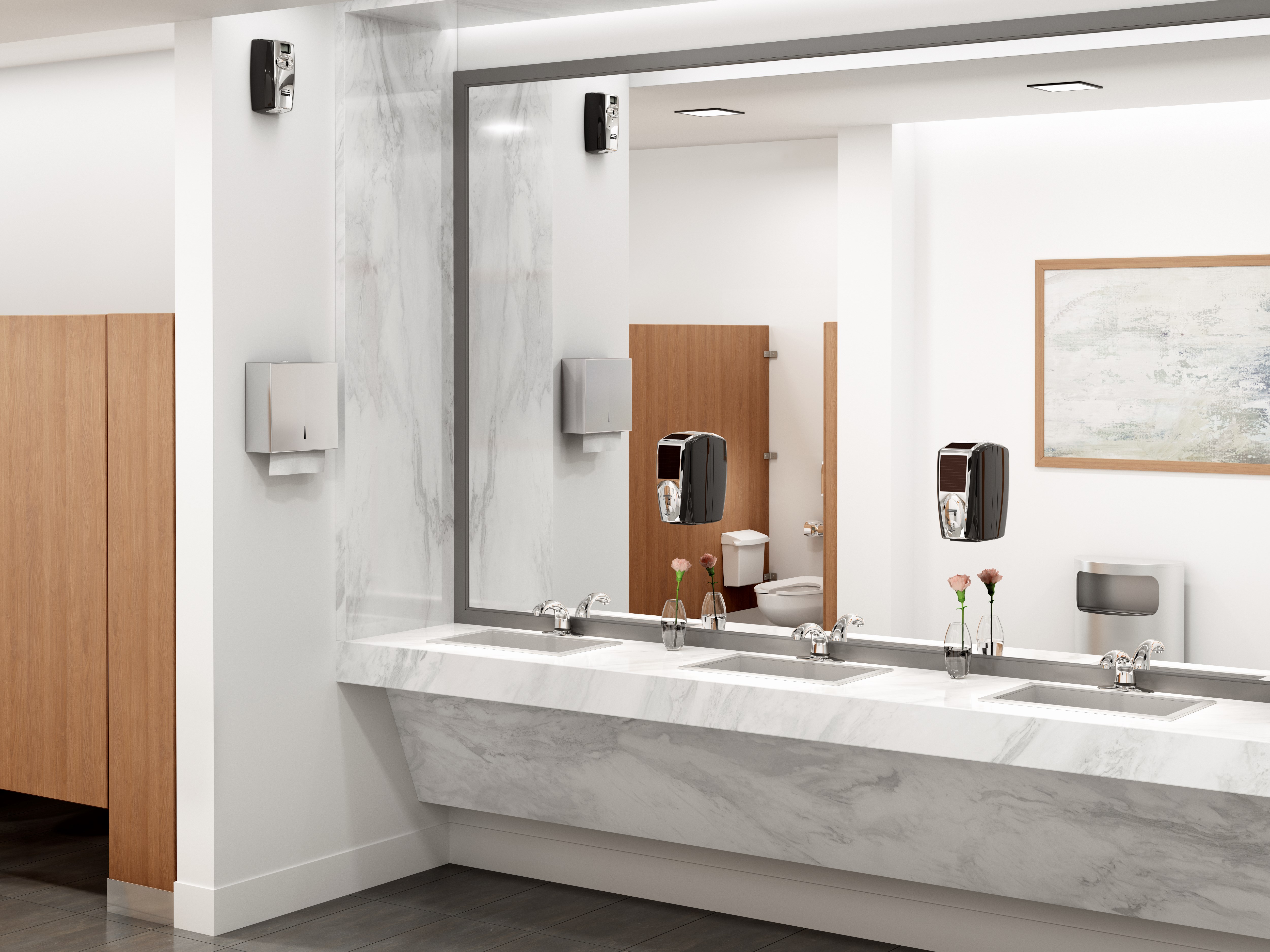 Battery-free and touch-free AutoFoam delivery reduces the spread of germs