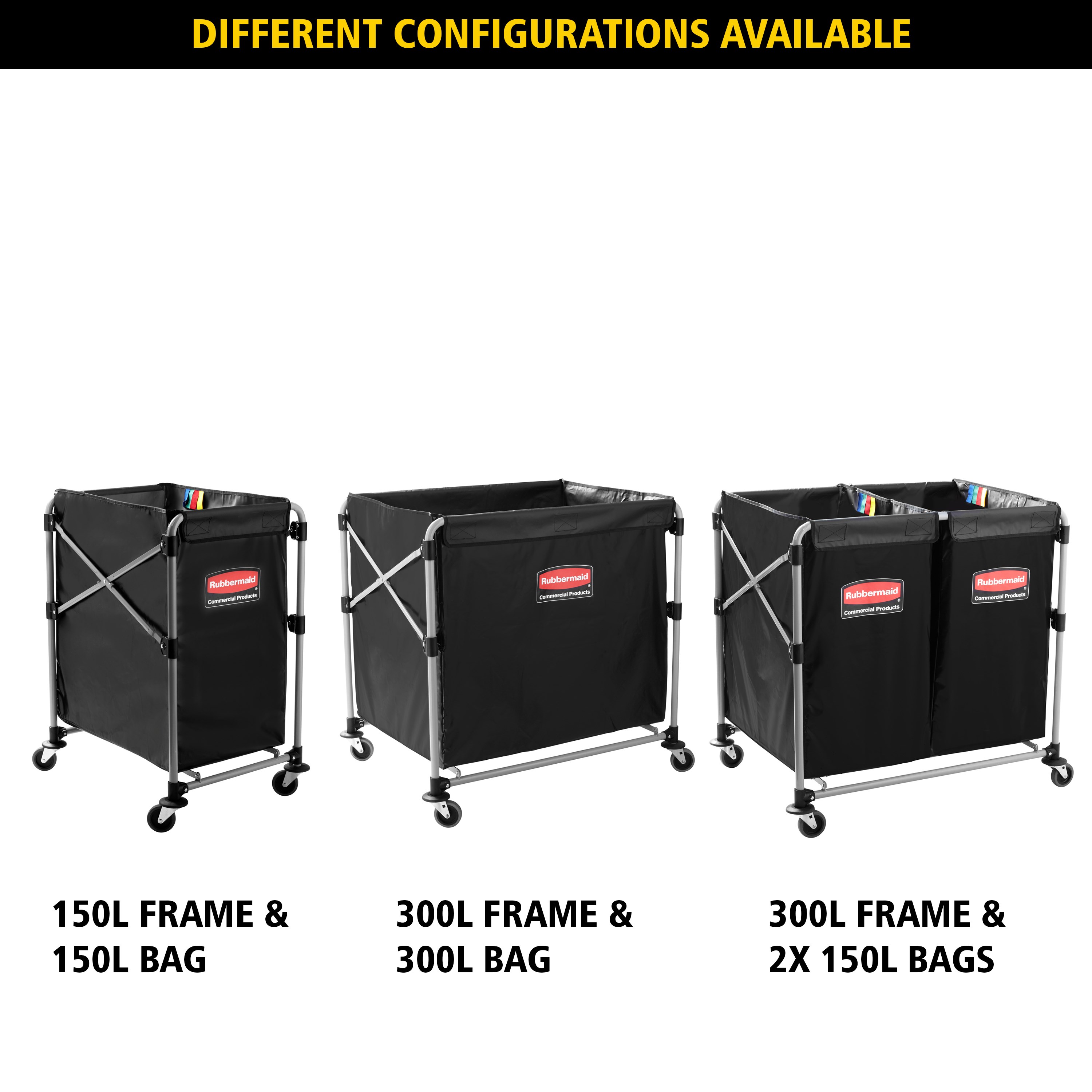 Rubbermaid Commercial Products X-Cart Trolley 150L
