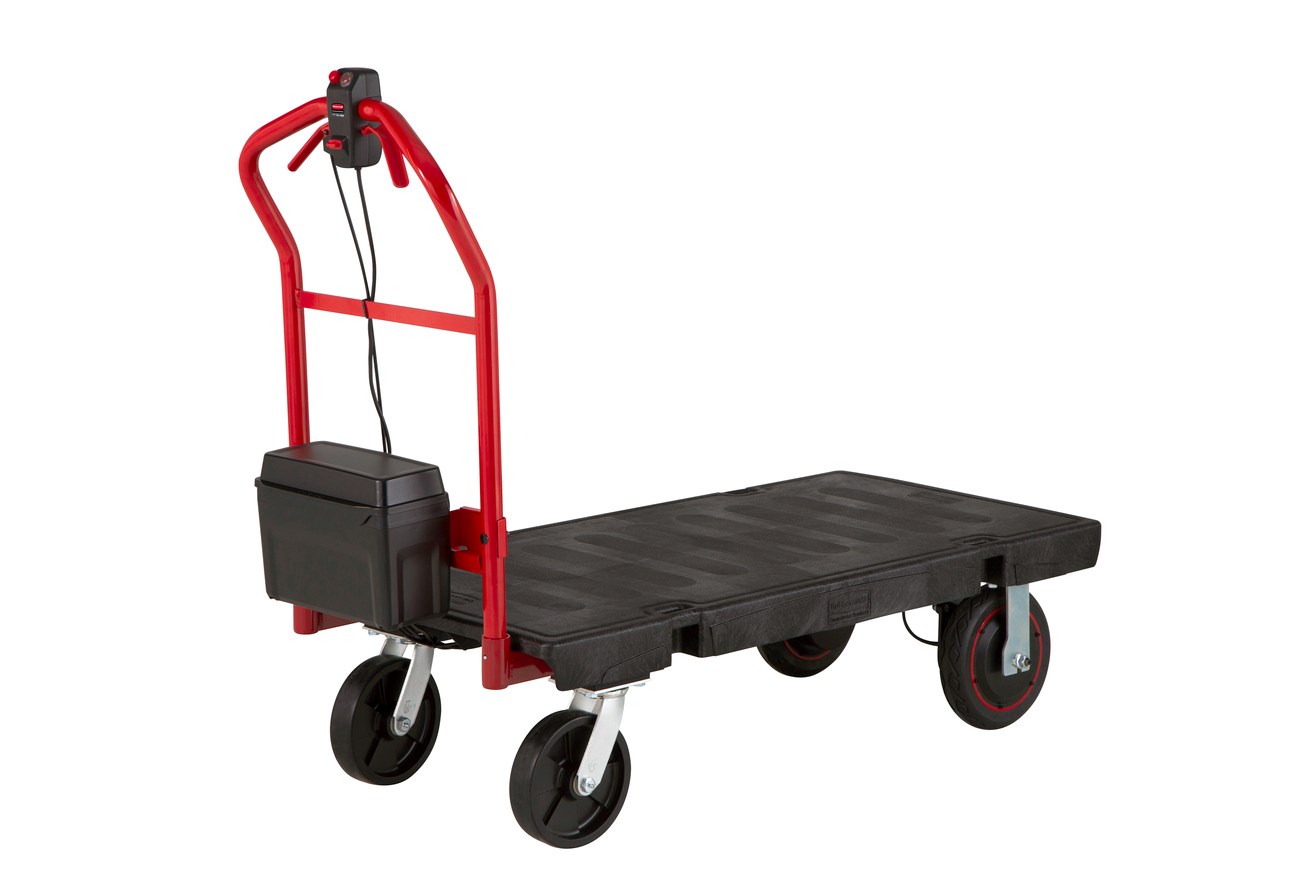 The Platform Truck Motorized Kit, boosted by PROPWR™ batteries, is ideal for users who want the benefits of motorized power for moving heavy loads and reducing user strain.