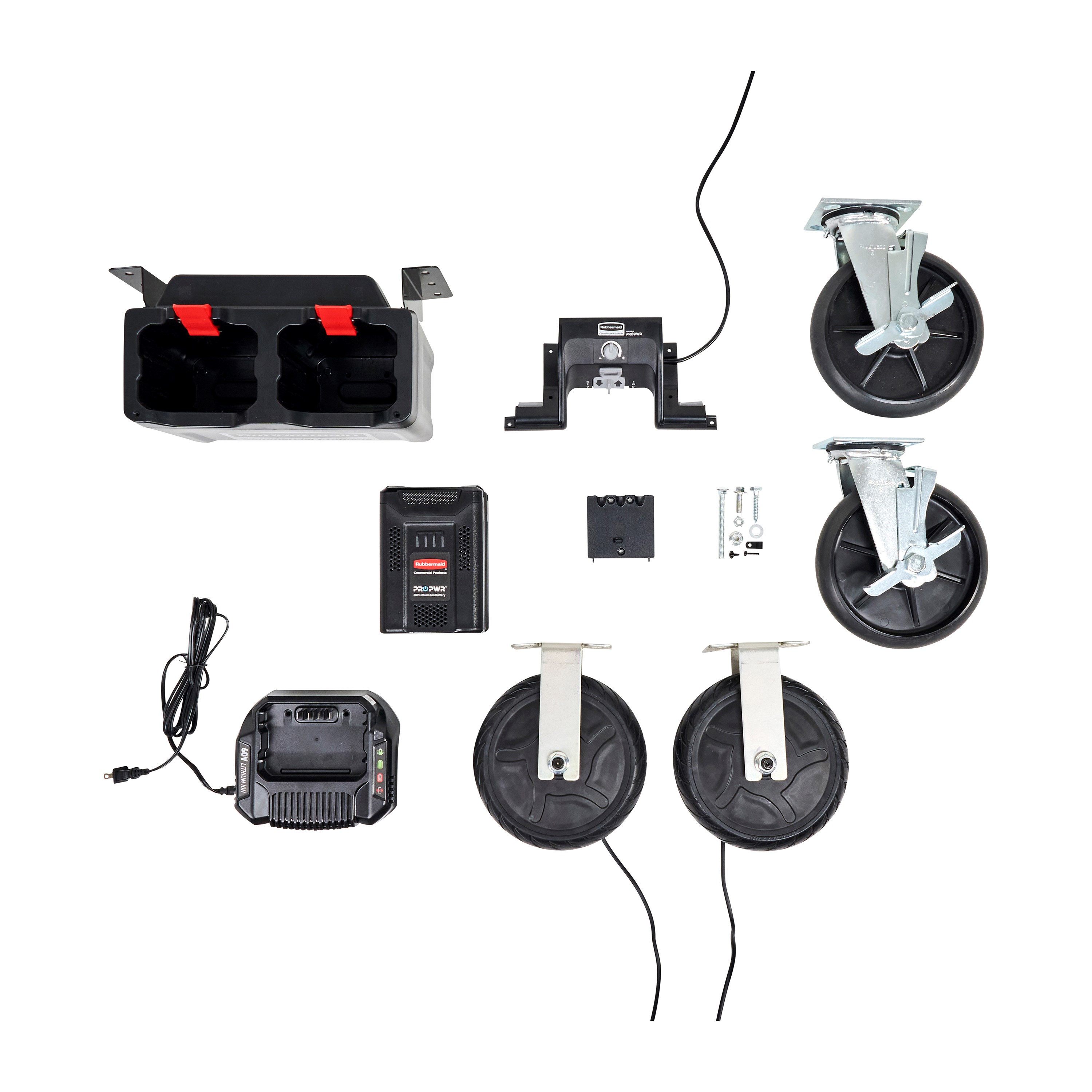 The PROPWR™ Motorized Kit for Housekeeping Carts is the ideal choice for users who want to move heavy housekeeping loads with virtually no effort involved.