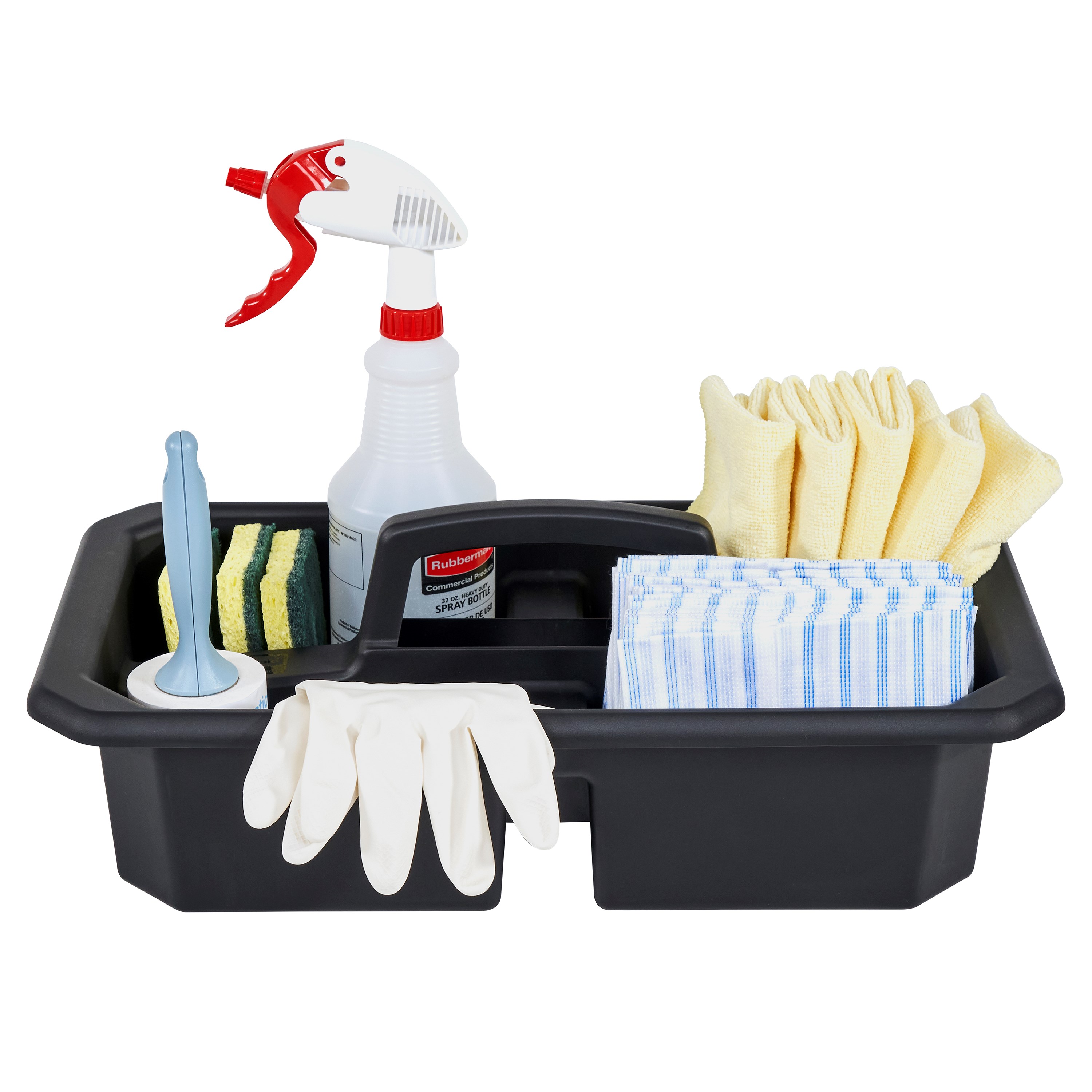 The Cleaning Caddy is an all-purpose caddy designed for easily carrying cleaning supplies or tools.