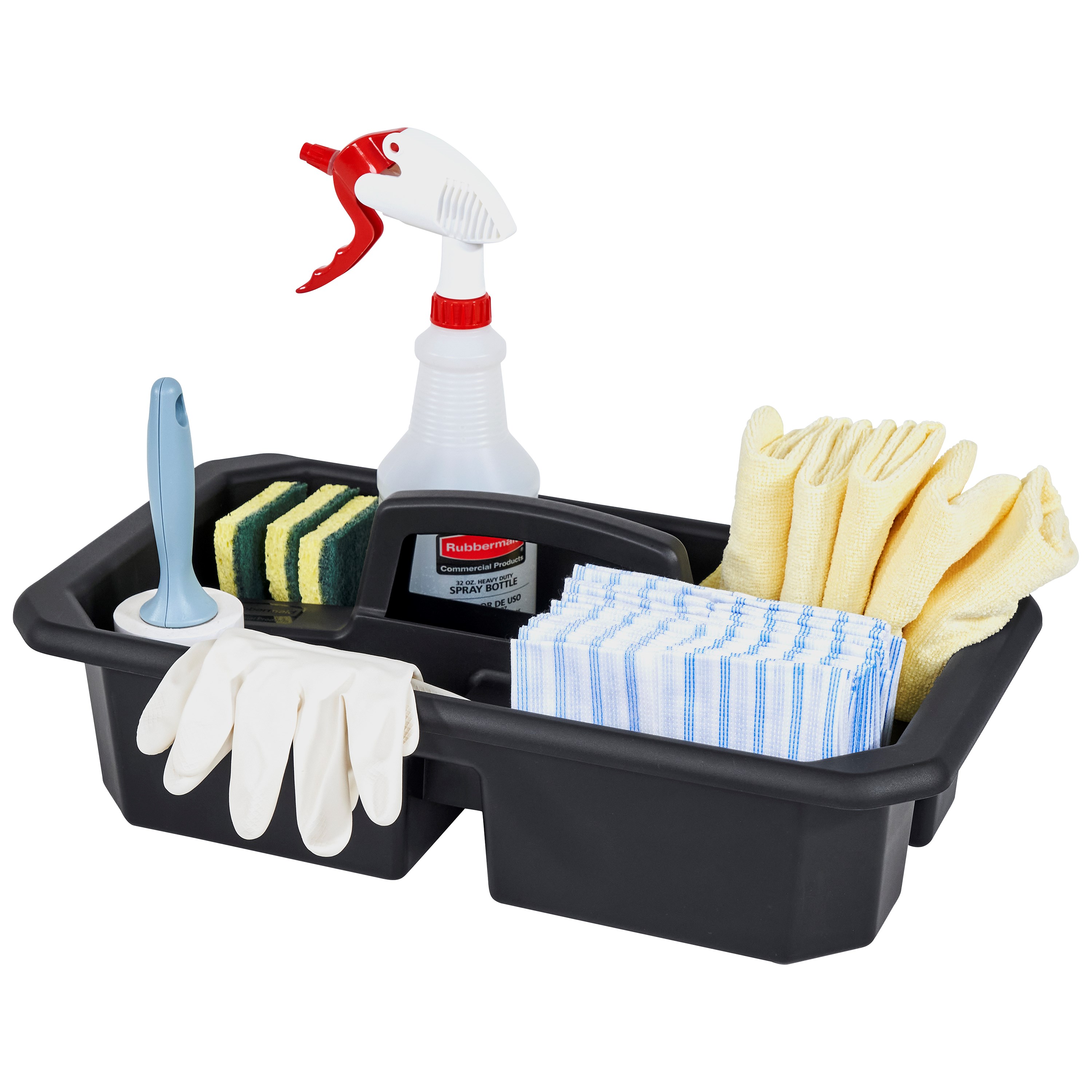 The Cleaning Caddy is an all-purpose caddy designed for easily carrying cleaning supplies or tools.
