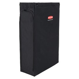 The Side-Load Linen Bag for Housekeeping Carts increases capacity for clean linens without the need for a larger cart.