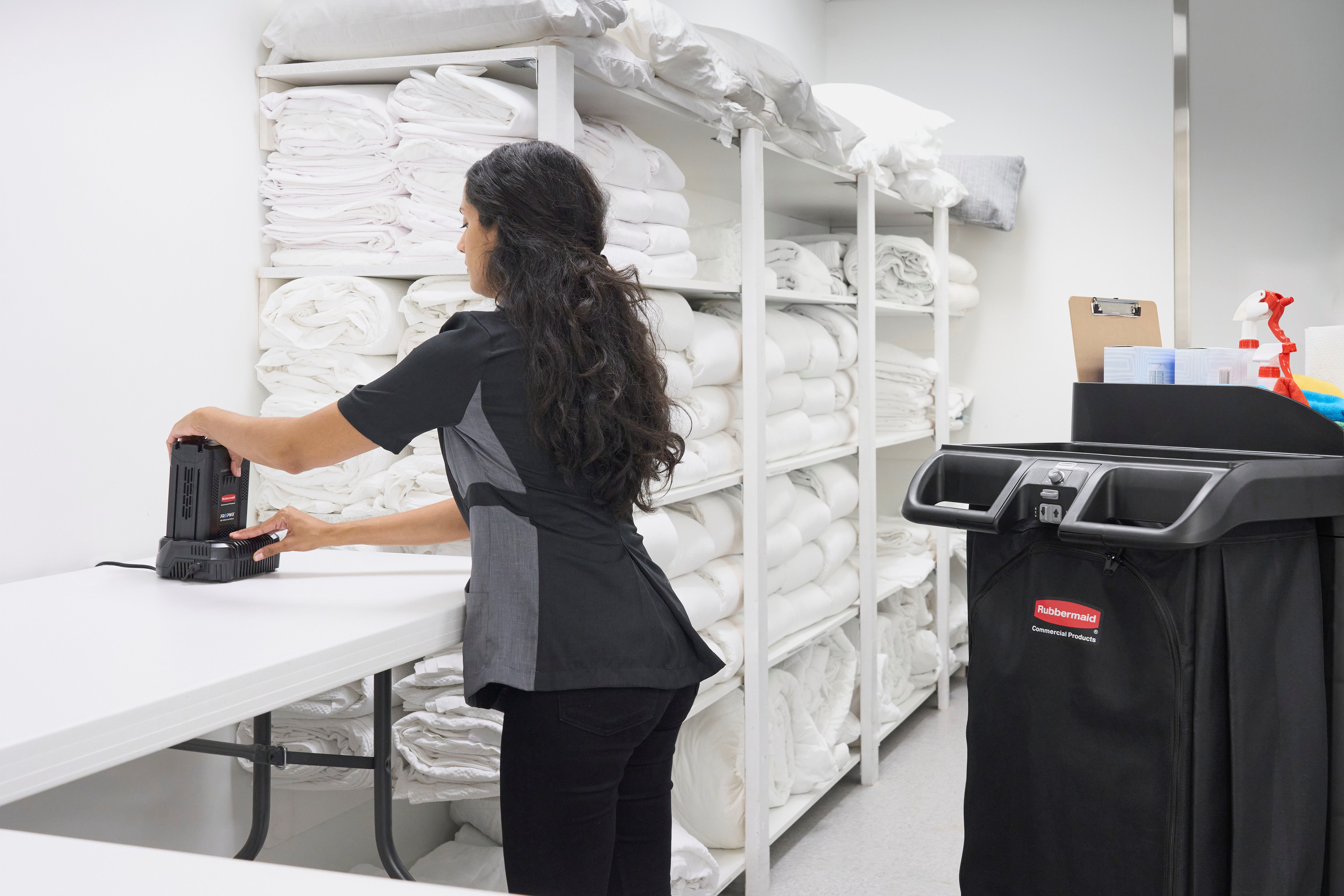 The PROPWR™ Motorized Kit for Housekeeping Carts is the ideal choice for users who want to move heavy housekeeping loads with virtually no effort involved.