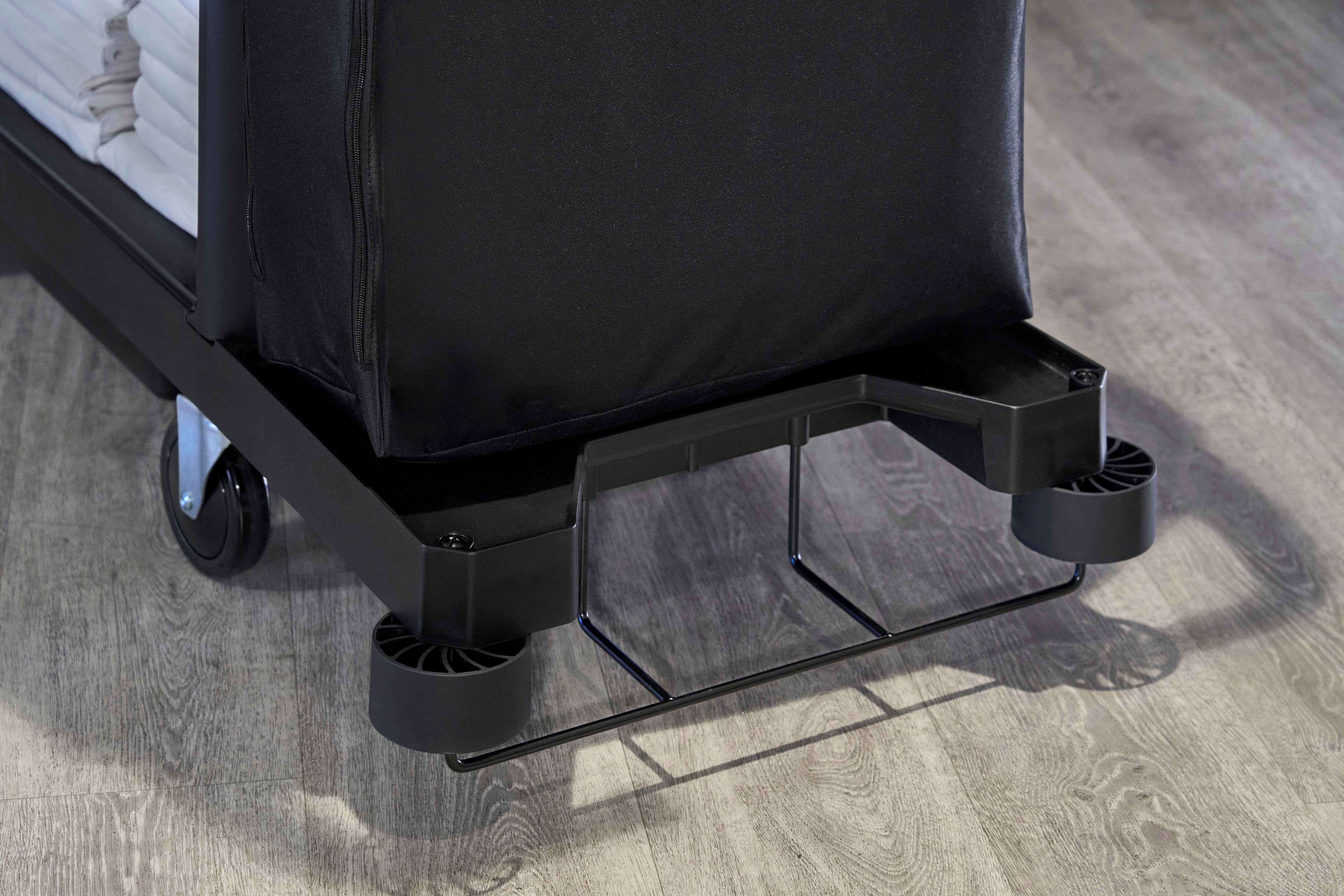 Rubbermaid Commercial Product's impact-absorbing and non-marring Housekeeping Cart Bumper Kit is designed to reduce costly wall damage.