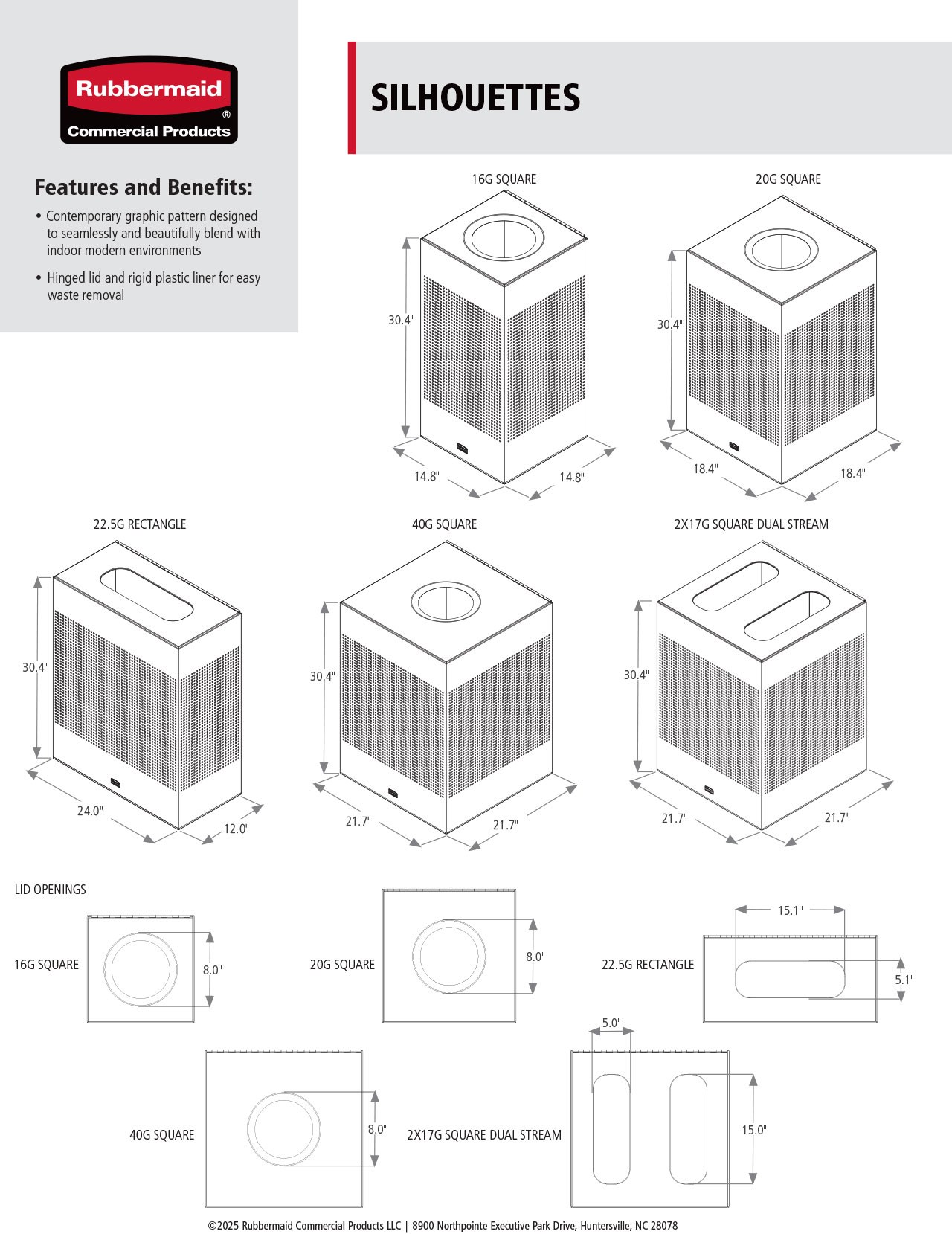 Silhouettes Spec Sheet