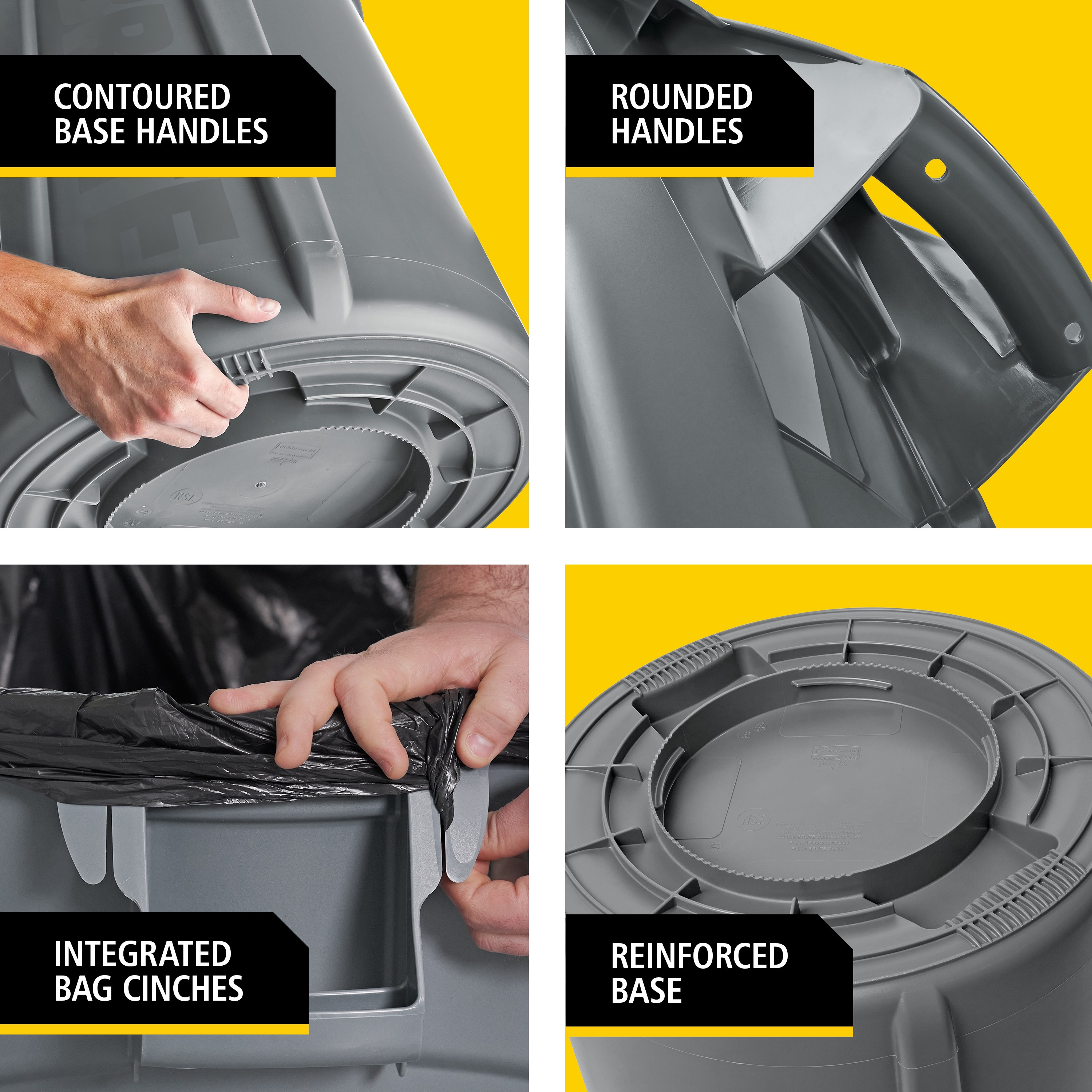 Innovative venting channels make lifting out liners up to 50% easier, improving productivity and reducing the risk of injury.