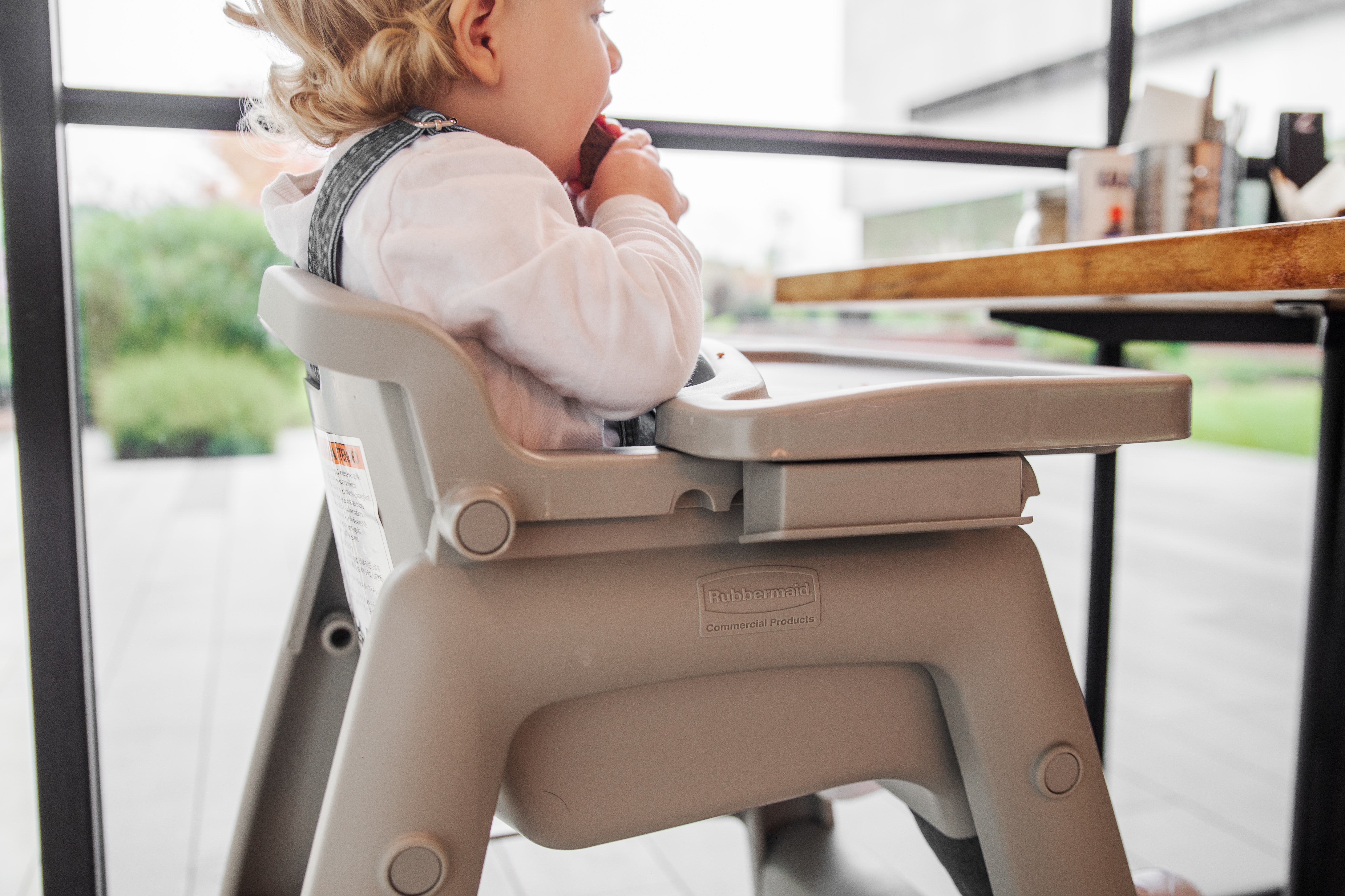 Sturdy Chair™ High Chairs make safety and cleanliness a priority for your youngest patrons. Microban® technology provides allover protection from bacteria growth that can cause odors and staining and complies with FDA standards.
