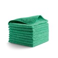 I panni in microfibra riciclata HYGEN™ r-40 sono realizzati con il 40% di poliestere riciclato post-consumo e progettati per garantire prestazioni e durata superiori. Resistono a 200 lavaggi industriali (100 con candeggina) mantenendo colori brillanti per una facile codifica a colori.