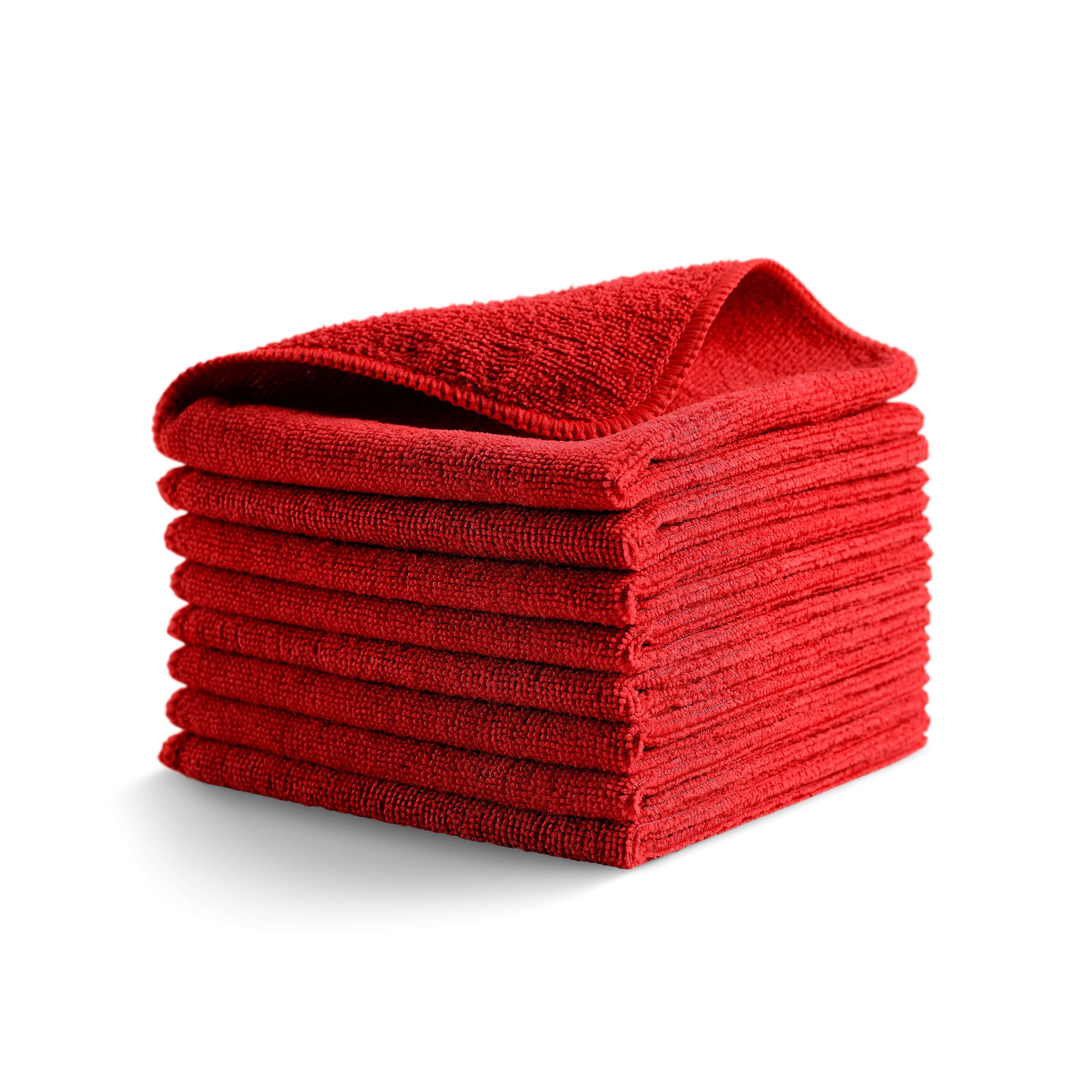 HYGEN™ r-40 Recycled Microfiber Cloths, 12"x12", Red, 24-Pack