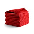 HYGEN™ r-40 gerecyclede microvezeldoeken zijn gemaakt van 40% gerecycled polyester uit consumentenafval en ontworpen voor superieure prestaties en duurzaamheid. Bestand tegen 200 industriële wasbeurten (100 met bleekmiddel) en behouden hun felle kleuren voor eenvoudige kleurcodering.