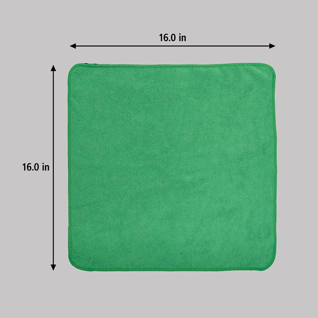 I panni in microfibra riciclata HYGEN™ r-40 sono realizzati con il 40% di poliestere riciclato post-consumo e progettati per garantire prestazioni e durata superiori. Resistono a 200 lavaggi industriali (100 con candeggina) mantenendo colori brillanti per una facile codifica a colori.