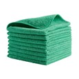 I panni in microfibra riciclata HYGEN™ r-40 sono realizzati con il 40% di poliestere riciclato post-consumo e progettati per garantire prestazioni e durata superiori. Resistono a 200 lavaggi industriali (100 con candeggina) mantenendo colori brillanti per una facile codifica a colori.