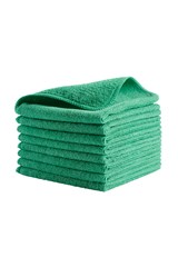 Paños de microfibra reciclada HYGEN™ r-40, 40,6 x 40,6 cm, Verde, Paquete de 24