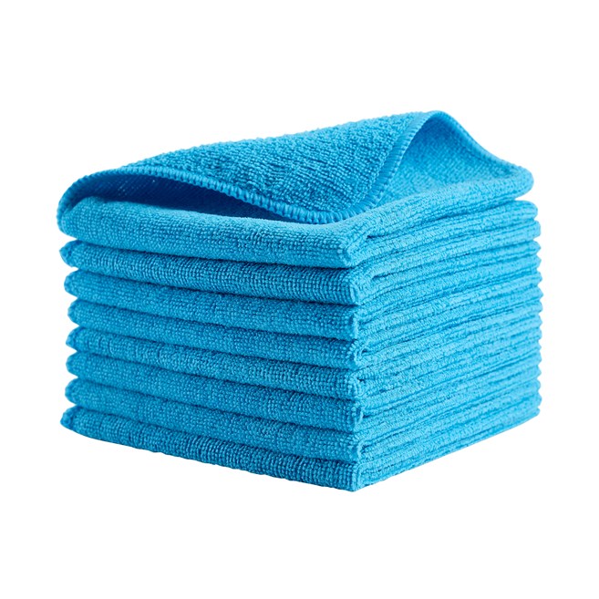 I panni in microfibra riciclata HYGEN™ r-40 sono realizzati con il 40% di poliestere riciclato post-consumo e progettati per garantire prestazioni e durata superiori. Resistono a 200 lavaggi industriali (100 con candeggina) mantenendo colori brillanti per una facile codifica a colori.