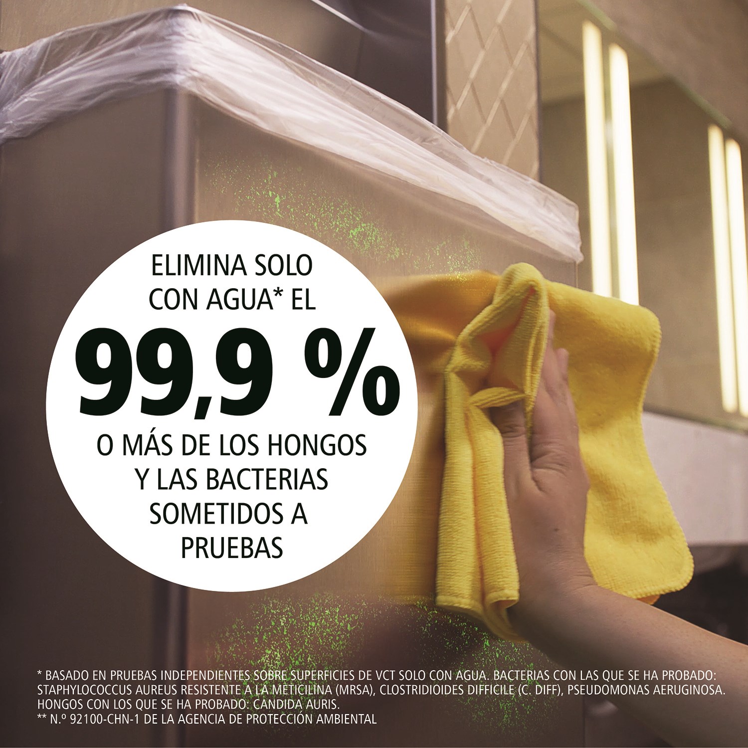Los paños de microfibra reciclada HYGEN™ r-40 están fabricados con un 40 % de poliéster reciclado postconsumo y diseñados para ofrecer un rendimiento y una durabilidad superiores. Resistentes a 200 lavados industriales (100 con lejía), manteniendo colores vivos para facilitar la codificación por colores.