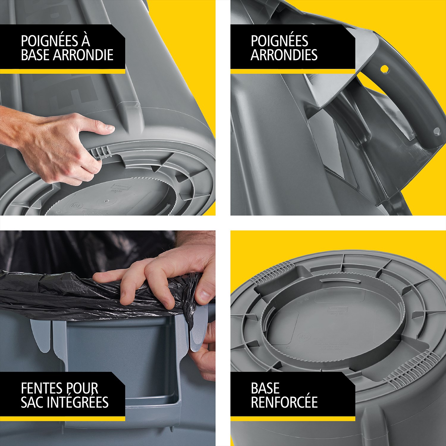 Des conduits d'aération innovants permettent d’extraire les sacs 2 fois plus facilement, d’améliorer la productivité et de réduire les risques de blessures.