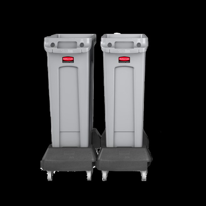 Slim Jim® Resin Dolly is designed to support and transport Vented Slim Jim® containers smoothly and efficiently through any commercial facility.