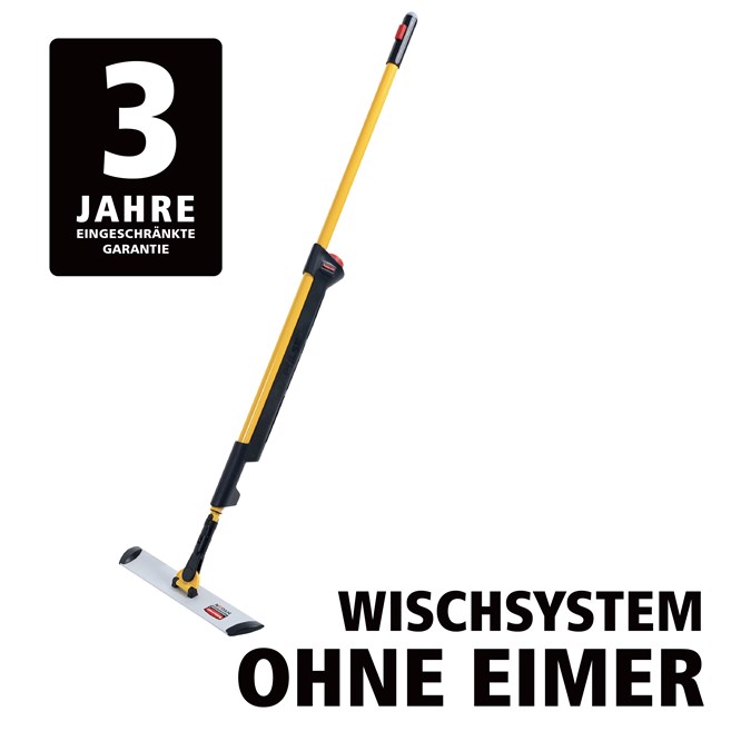 Das einseitige HYGEN™ PULSE™ Mopp-Set reinigt mehr Fläche in weniger Zeit. Die branchenweit beste Mikrofaser, der integrierte Reinigungsbehälter und die benutzergesteuerte Reinigungsmittelabgabe sorgen für eine schnellere, einfachere und effektivere Reinigung von Böden.