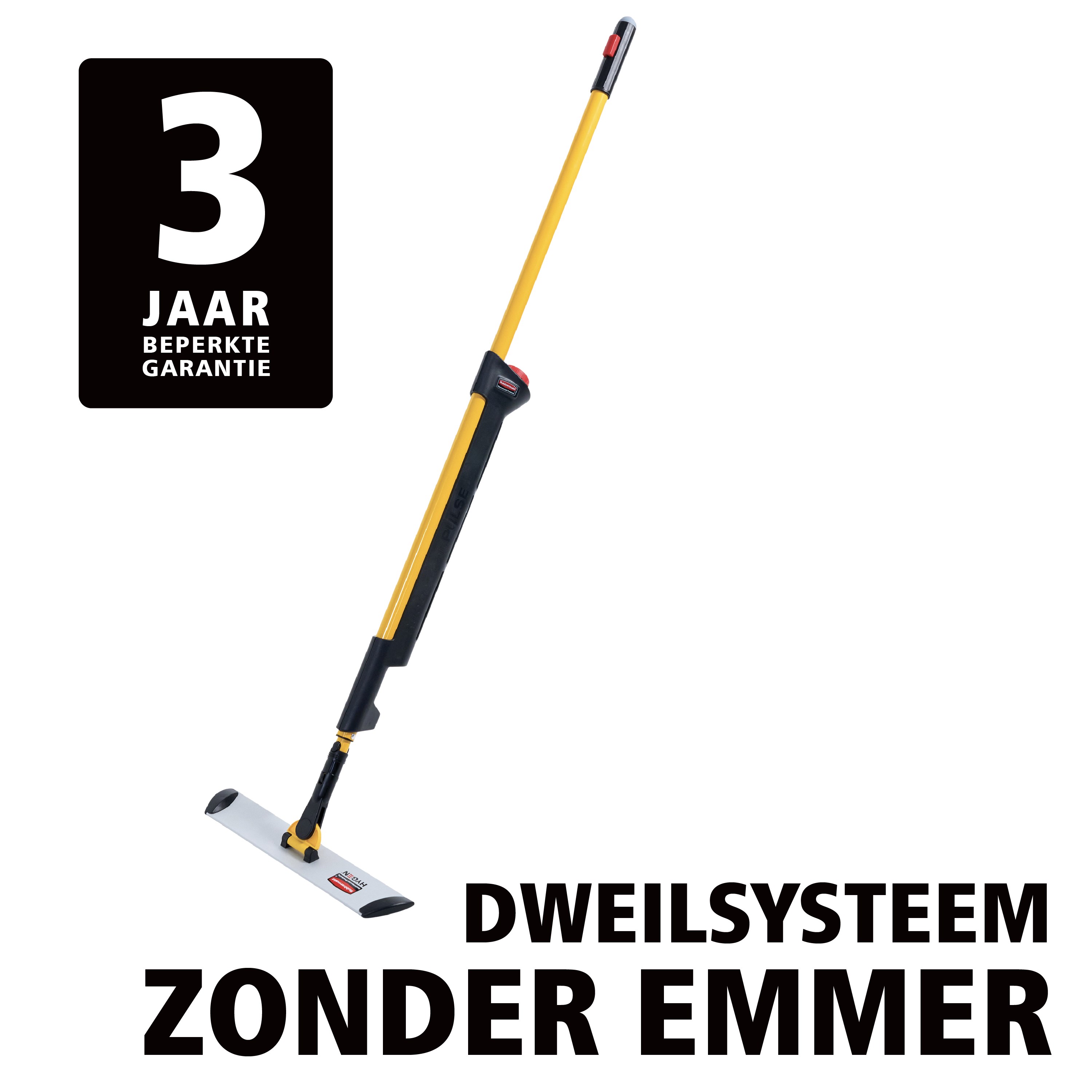 De HYGEN™ PULSE™ enkelzijdige mopkit van Rubbermaid Commercial reinigt grotere oppervlakken in minder tijd. De beste microvezelmop op de markt, een geïntegreerd reservoir en gebruikergestuurde afgifte van reinigingsmiddel zorgen voor schonere vloeren op een snellere, gemakkelijkere en efficiëntere manier.