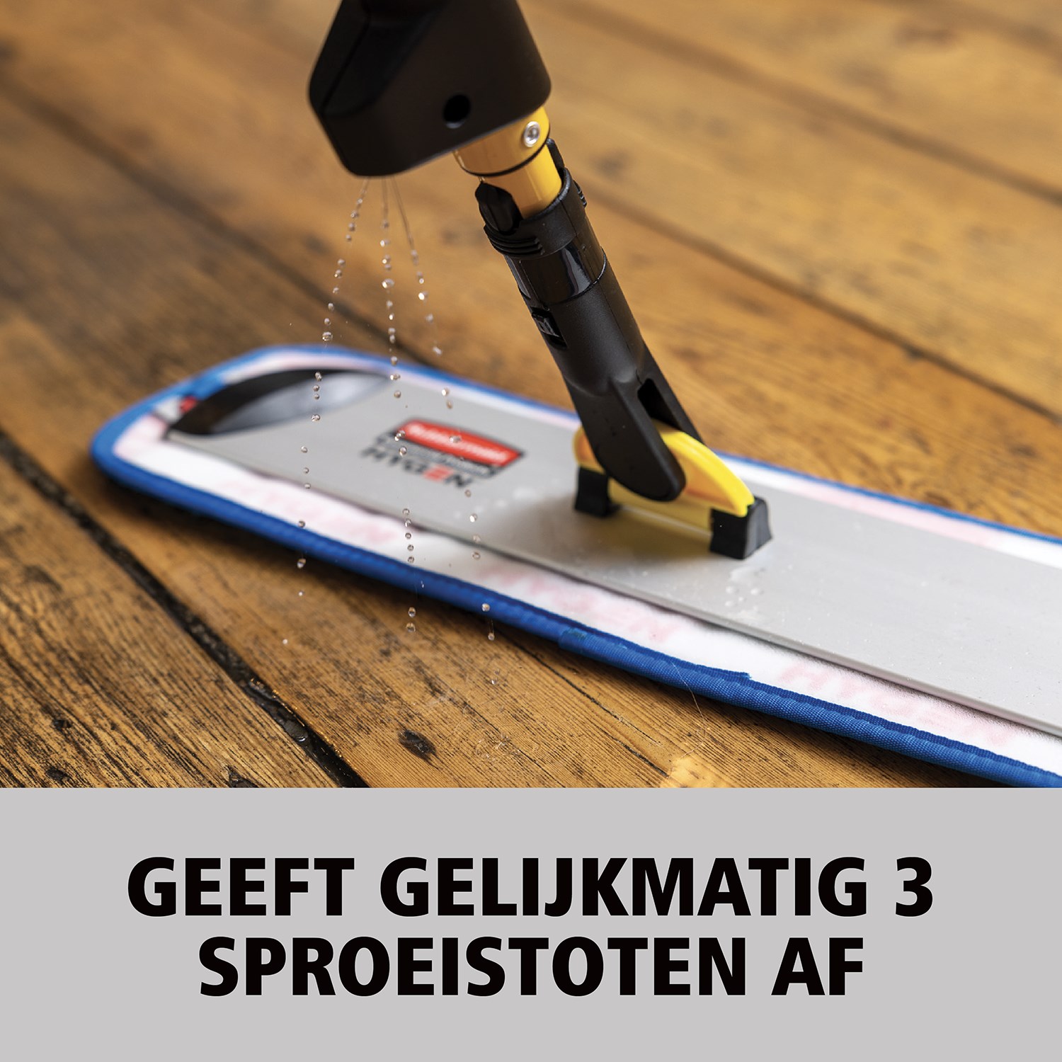 De HYGEN™ PULSE™ enkelzijdige mopkit van Rubbermaid Commercial reinigt grotere oppervlakken in minder tijd. De beste microvezelmop op de markt, een geïntegreerd reservoir en gebruikergestuurde afgifte van reinigingsmiddel zorgen voor schonere vloeren op een snellere, gemakkelijkere en efficiëntere manier.