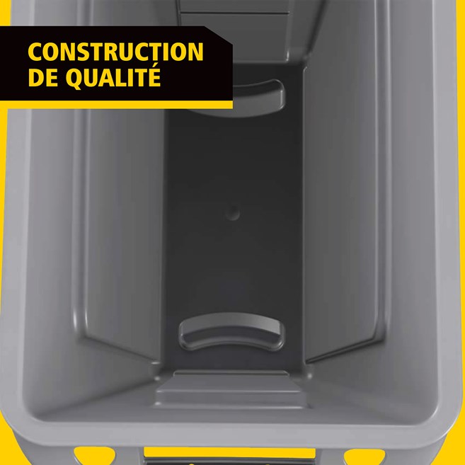 Les collecteurs Rubbermaid Slim Jim® avec conduits d'aération assurent des résultats irréprochables dans les espaces confinés.