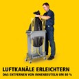 Die Slim Jim®-Behälter mit Belüftungskanälen von Rubbermaid Commercial bieten beispiellose Leistung in engen Räumen.