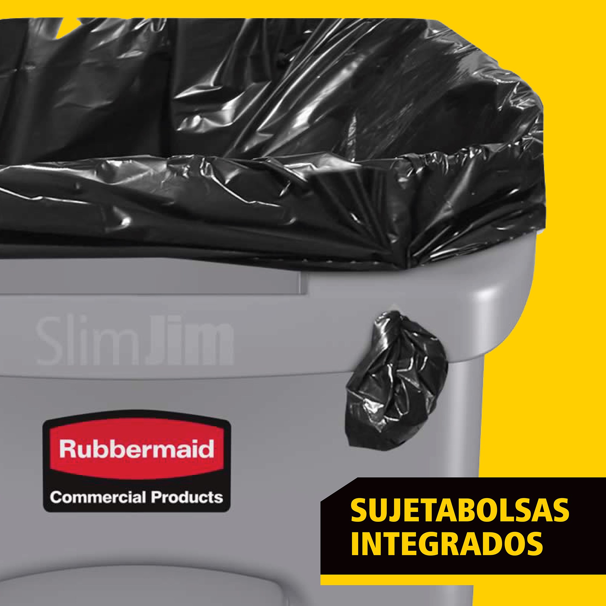 Los contenedores con canales de ventilación Rubbermaid Commercial Slim Jim® ofrecen un rendimiento inigualable en espacios restringidos.