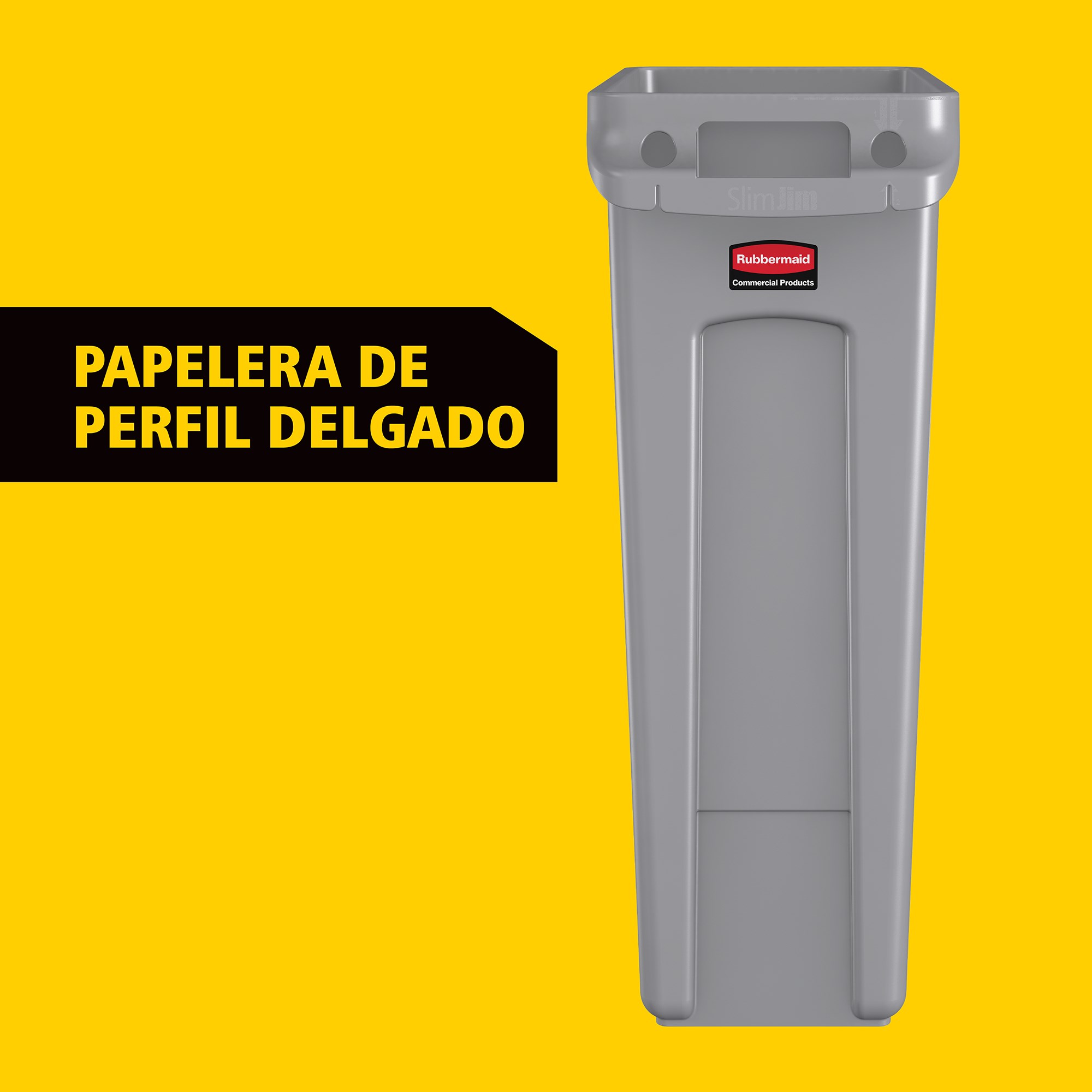 Los contenedores con canales de ventilación Rubbermaid Commercial Slim Jim® ofrecen un rendimiento inigualable en espacios restringidos.