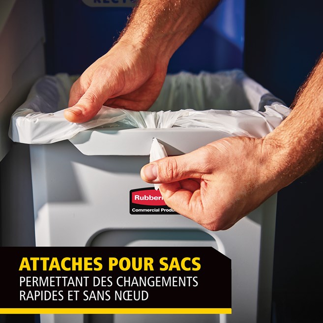 Améliorez votre station de recyclage Slim Jim® avec un insert de couvercle robuste et facile à installer, conçu pour optimiser le tri des déchets dans n’importe quel environnement.