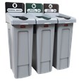 An adaptable recycling solution offers a front-of-house look with back-of-house functionality.