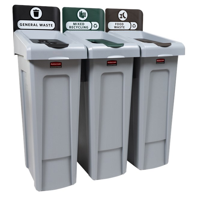 An adaptable recycling solution offers a front-of-house look with back-of-house functionality.