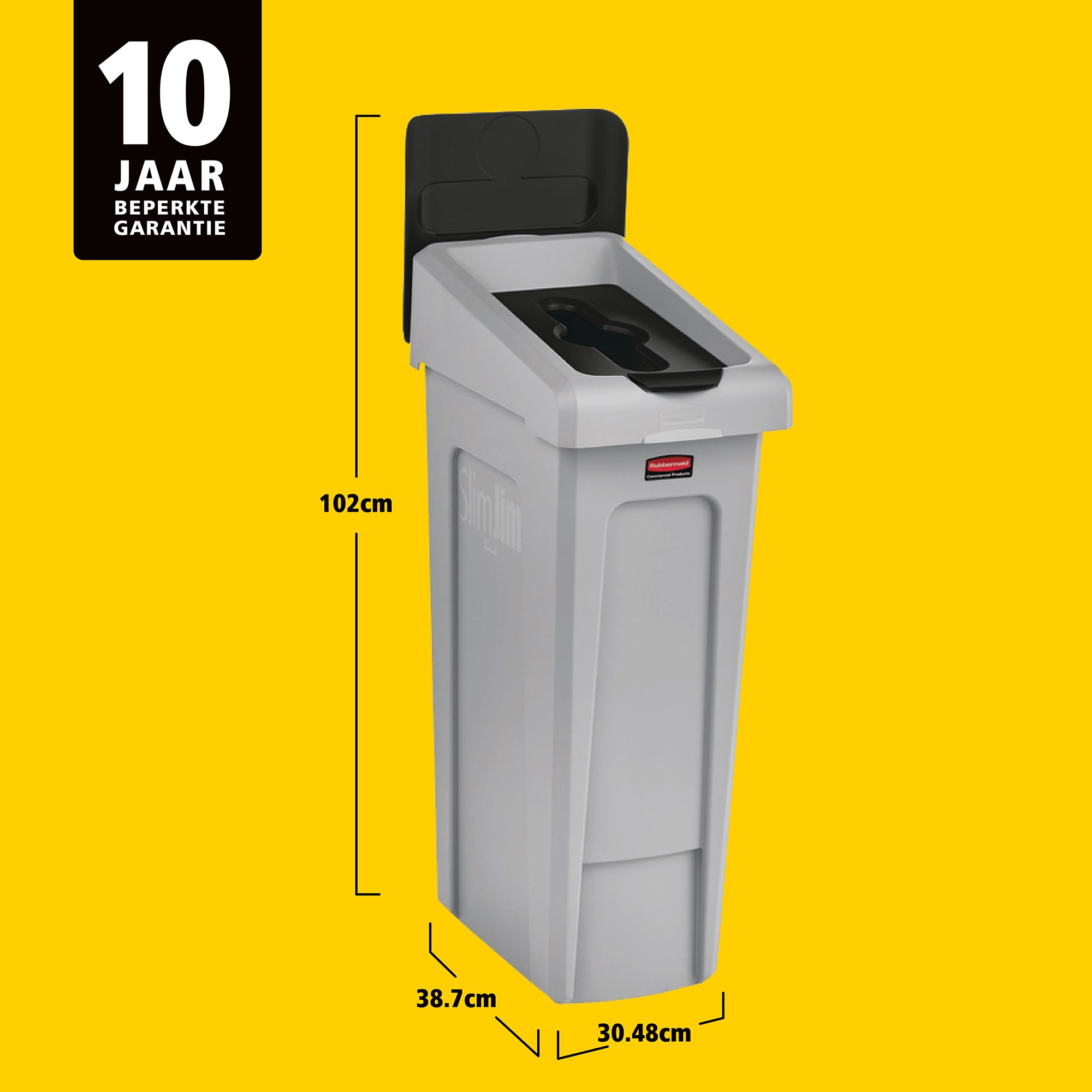 Eine anpassbare Recycling-Lösung mit gepflegten Auftritt und voller Hinterhoffunktionalität.