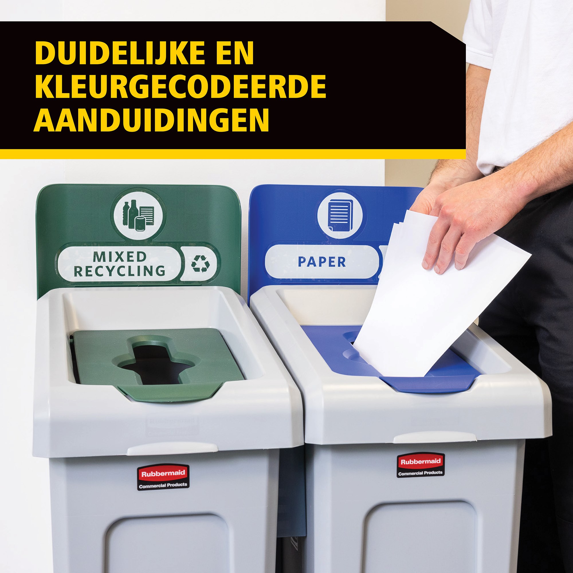 Eine anpassbare Recycling-Lösung mit gepflegten Auftritt und voller Hinterhoffunktionalität.