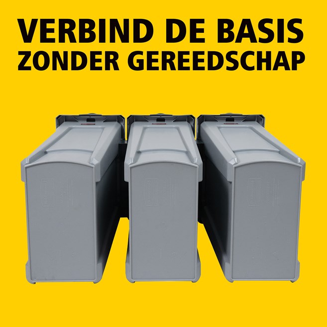 Een flexibele recyclingsoplossing biedt een ontwerp dat gezien mag worden in combinatie met degelijke functionaliteit.