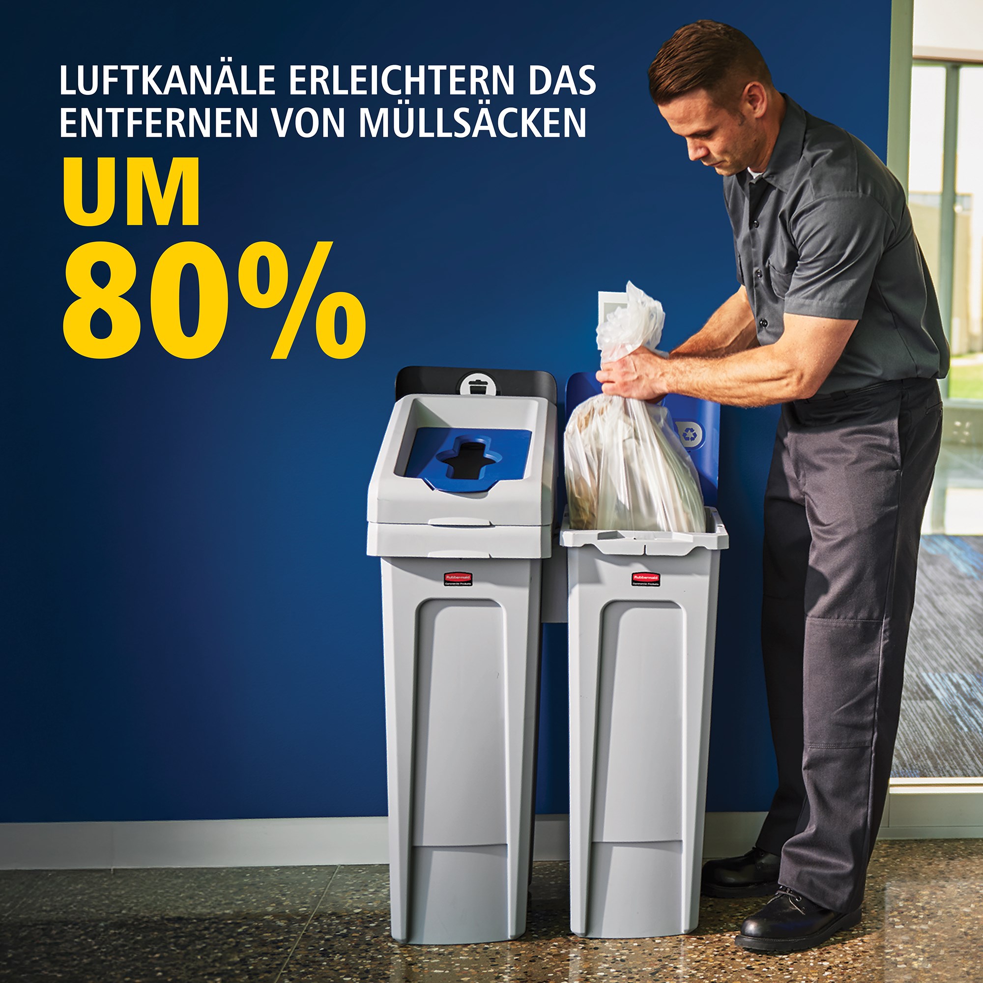 Eine anpassungsfähige Recyclinglösung bietet eine Front-of-House-Optik mit Back-of-House-Funktionalität.