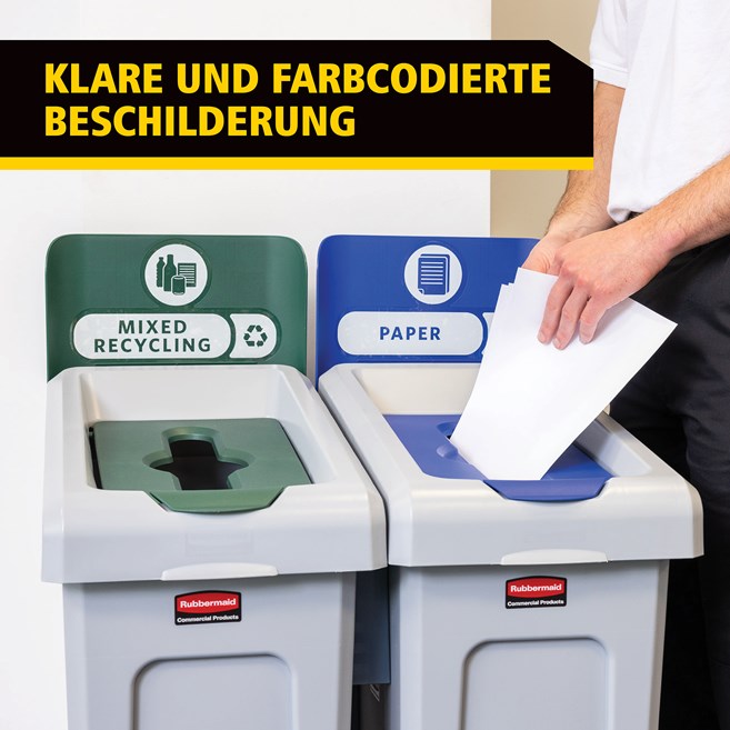 Eine anpassungsfähige Recyclinglösung bietet eine Front-of-House-Optik mit Back-of-House-Funktionalität.