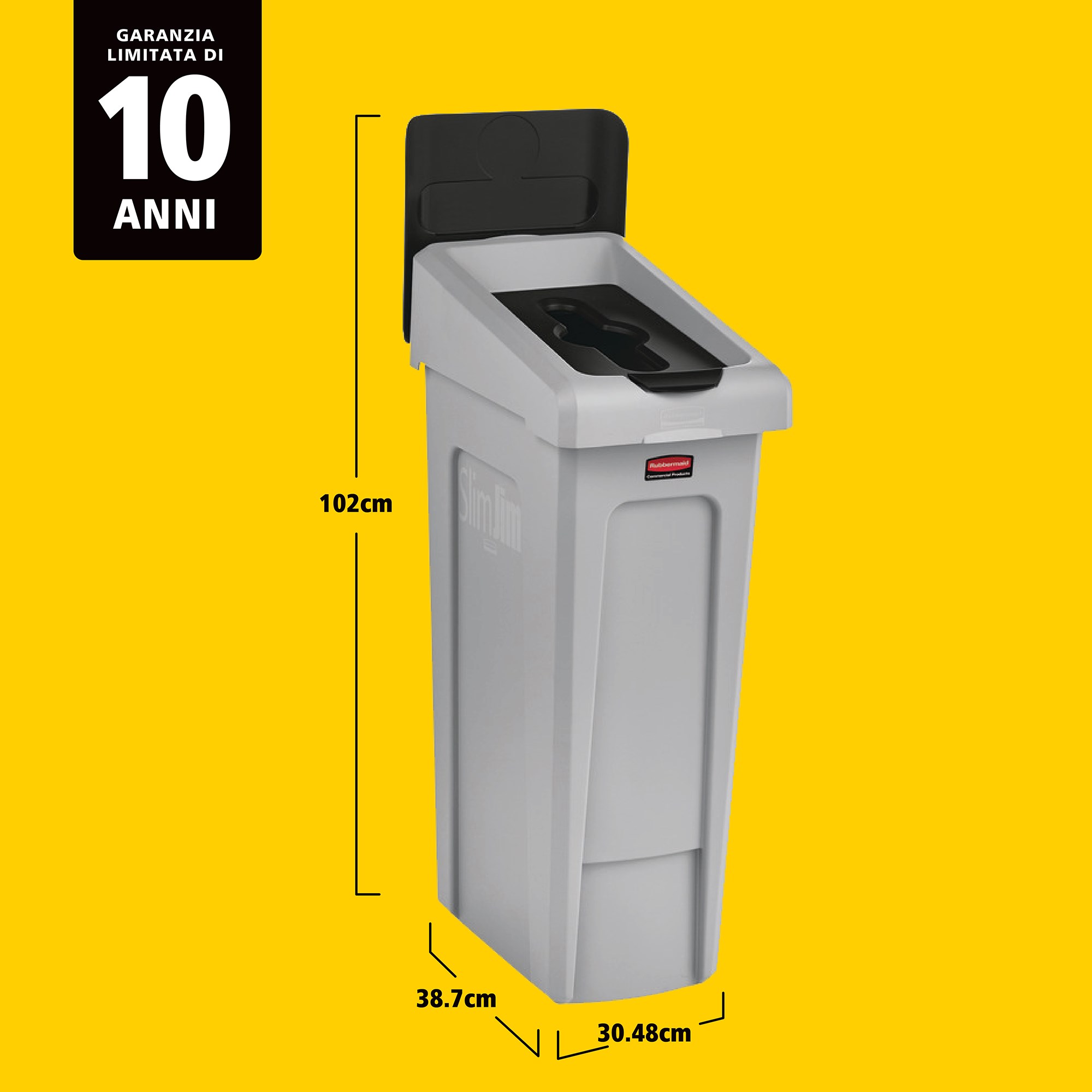 Una soluzione di riciclaggio adattabile offre un aspetto da front-of-house con funzionalità da back-of-house.