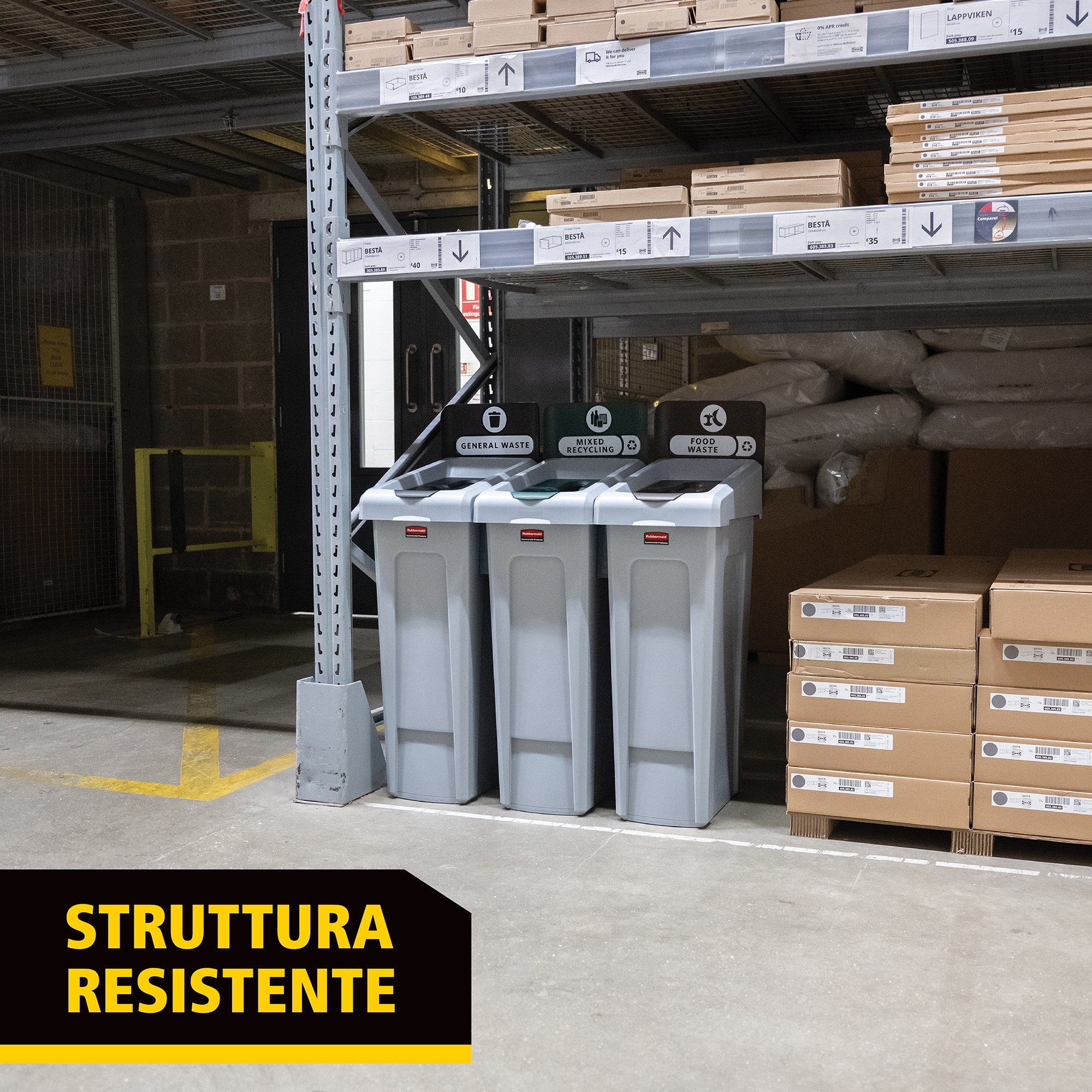 Una soluzione di riciclaggio adattabile offre un aspetto da front-of-house con funzionalità da back-of-house.